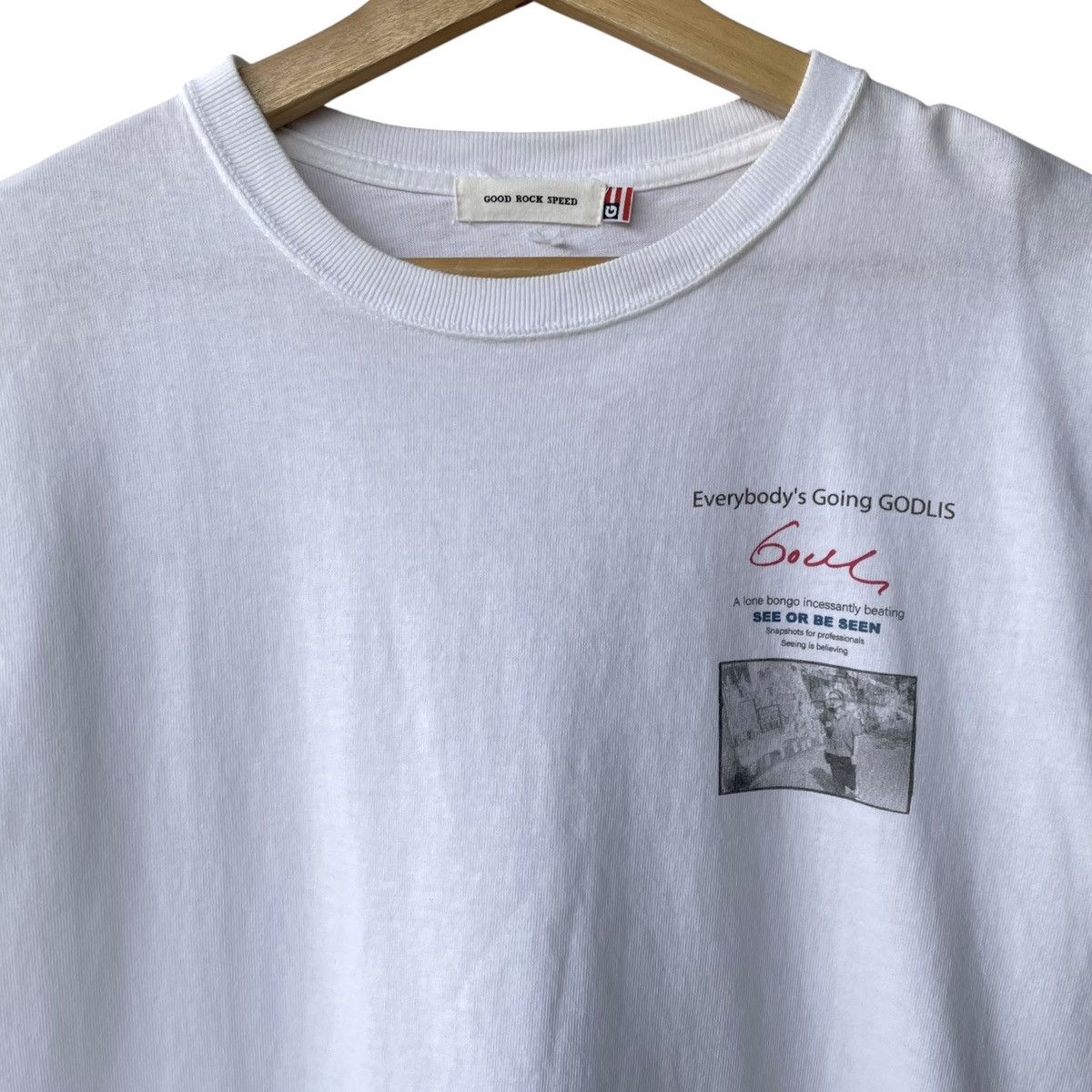 Japanese Brand Good Rock Speed Japan X Godlis Punk Photograper Tee Size US M / EU 48-50 / 2 - 3 Thumbnail
