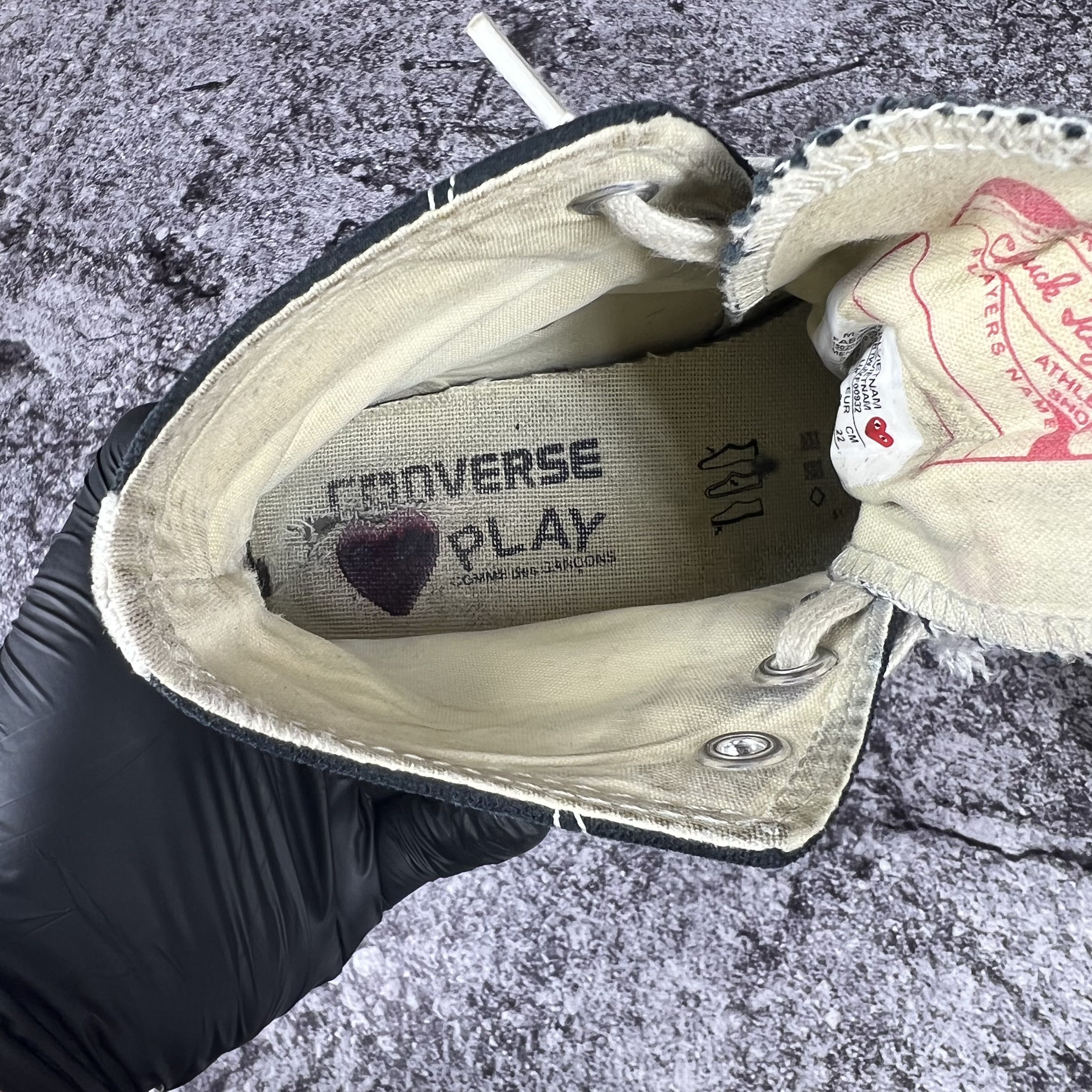 Comme des Garcons PLAY × Converse Come des Garcons x Converse Sneakers Size UK 3 / EUR 35 Size US 5.5 / IT 35.5 - 17 Thumbnail