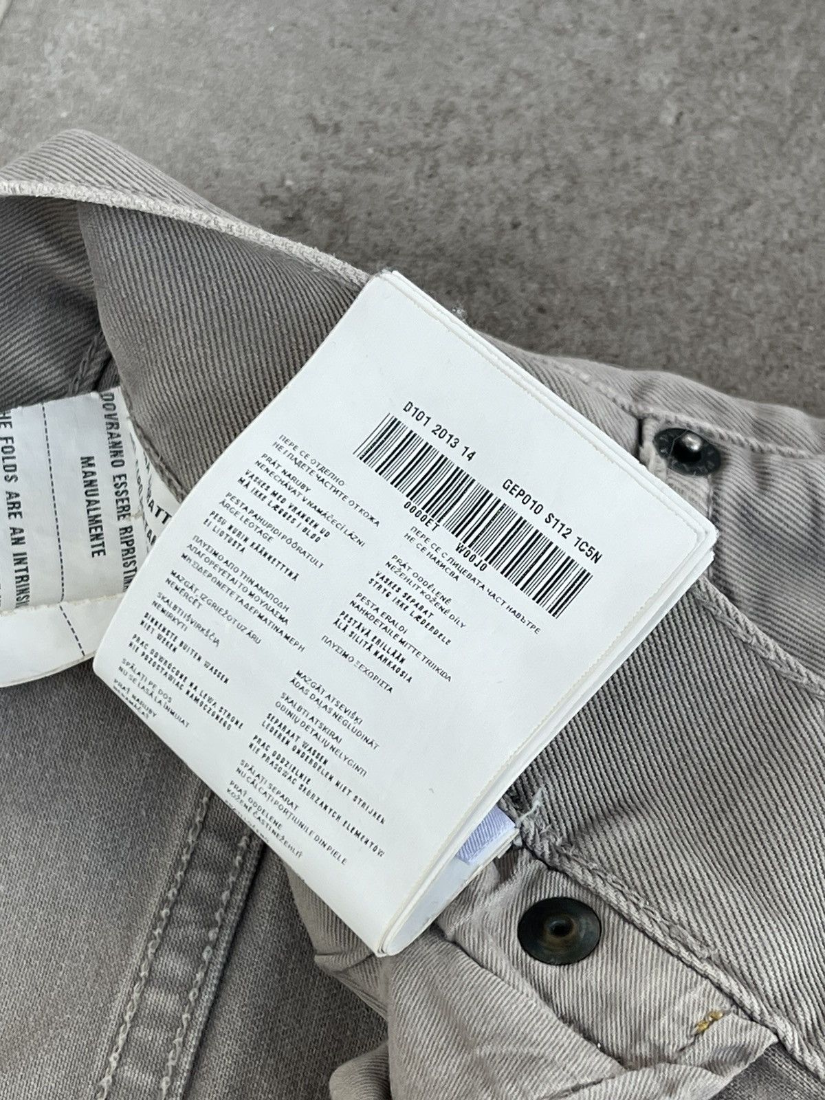 Prada SS13 Prada Distressed Light Grey Denim Pants Size US 32 / EU 48 - 21 Thumbnail