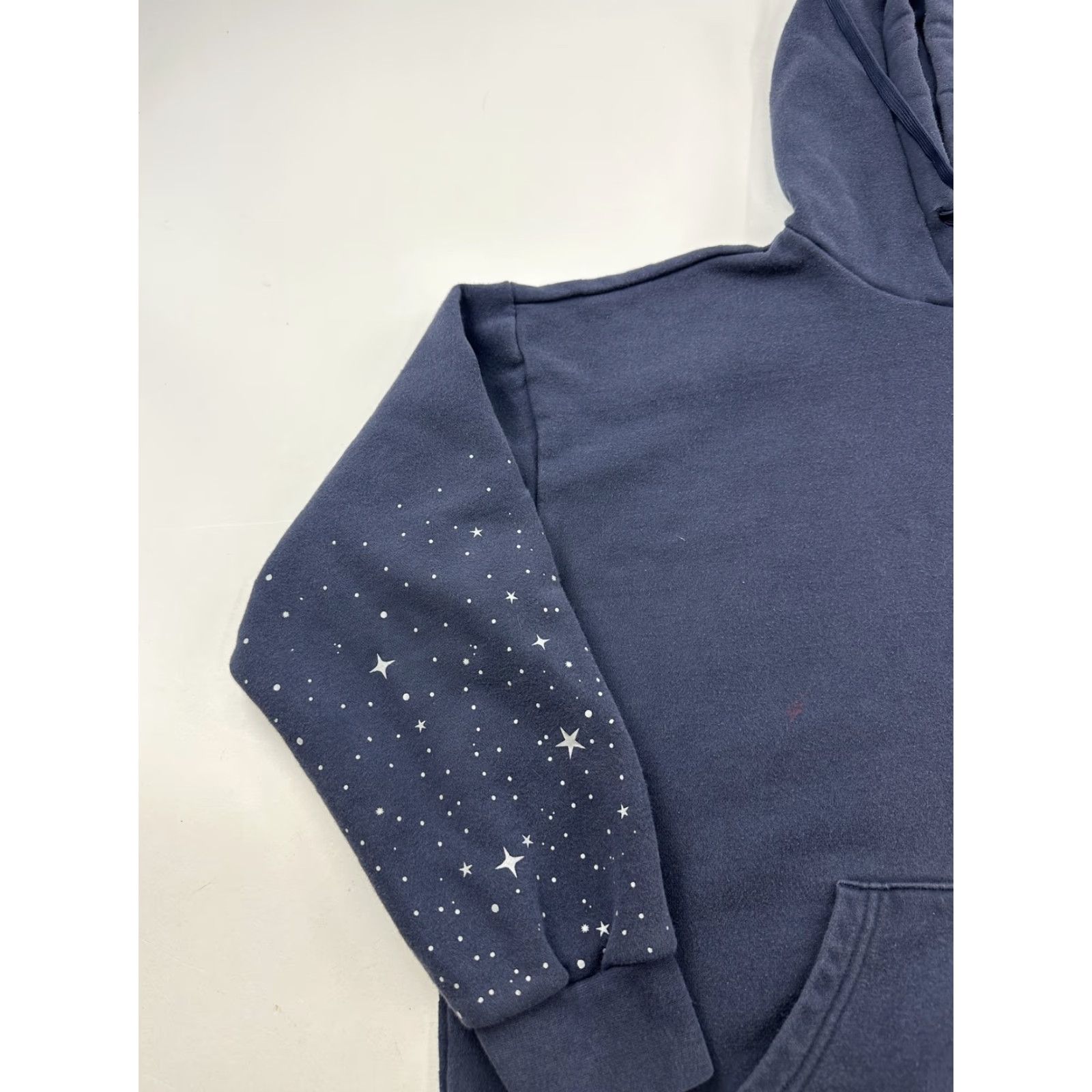 Adidas Adidas Hoodie Mens Small Navy Blue Star Print Sleeves Pullover Sweatshirt Logo Size US S / EU 44-46 / 1 - 2 Thumbnail