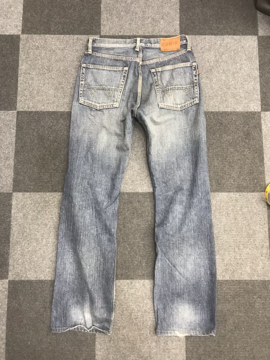 Edwin 💥THRASHED💥EDWIN 505zx Selvedge Distressed Jeans Size US 30 / EU 46 - 13 Thumbnail