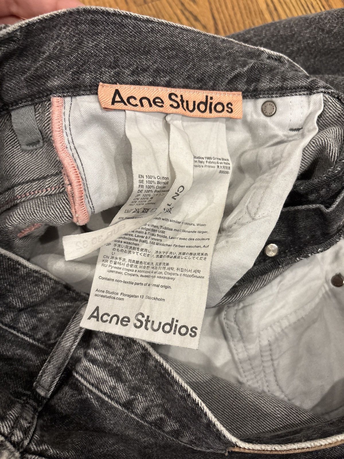 Acne Studios Acne Studios 1989 Game Black Size US 32 / EU 48 - 4 Thumbnail
