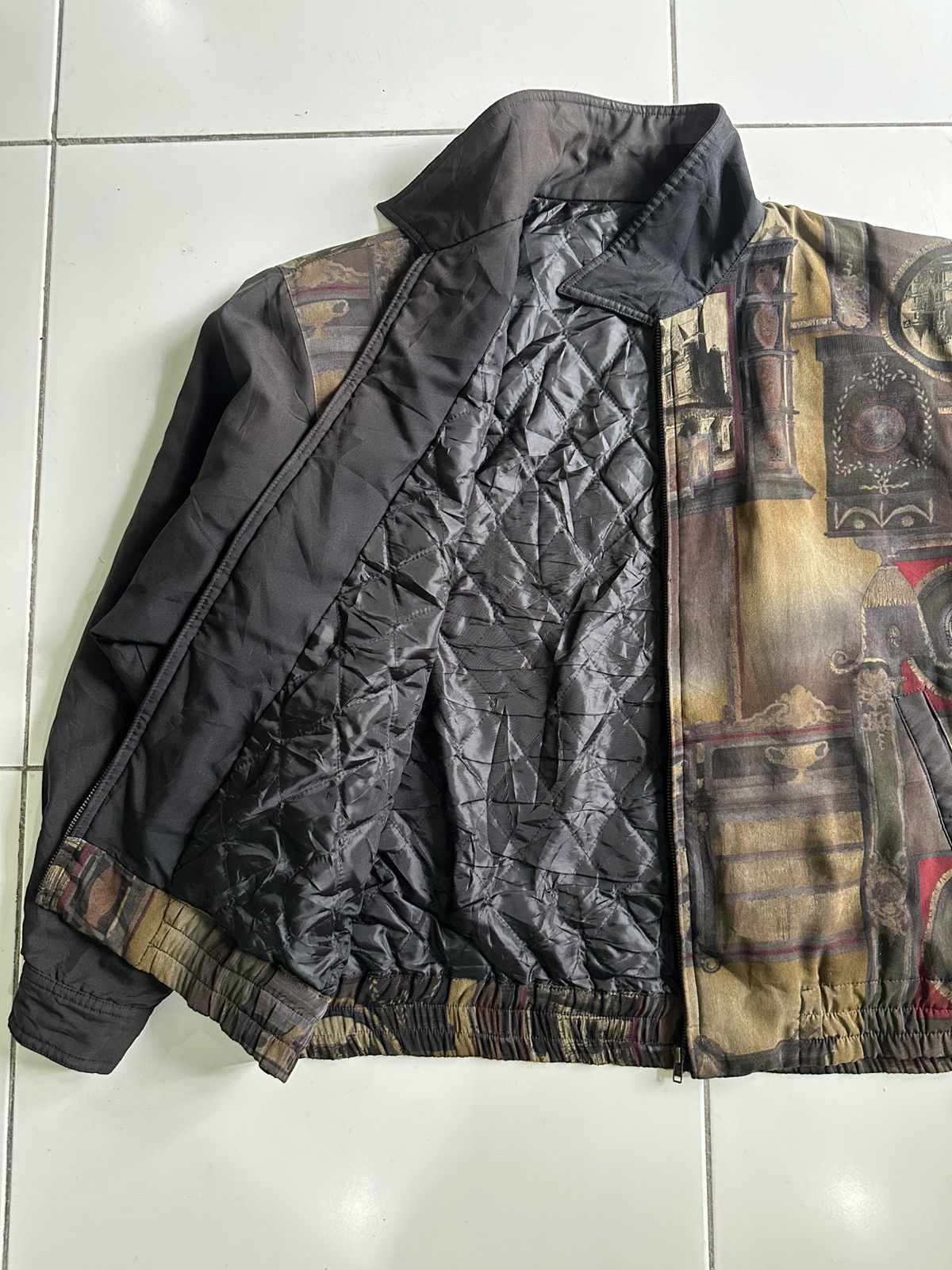 AlphaStyle × Japanese Brand Vintage Graphic Alpha scene Zipup Faded Sleeve Black jacket Size US L / EU 52-54 / 3 - 6 Thumbnail
