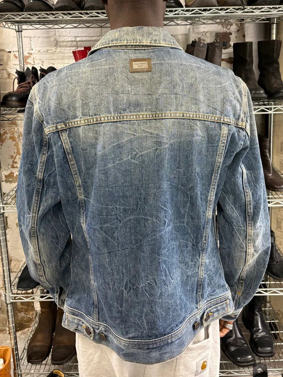 Dolce & Gabbana 2000s Dolce & Gabbana Raw Blue Denim Jacket Size US M / EU 48-50 / 2 - 3 Thumbnail