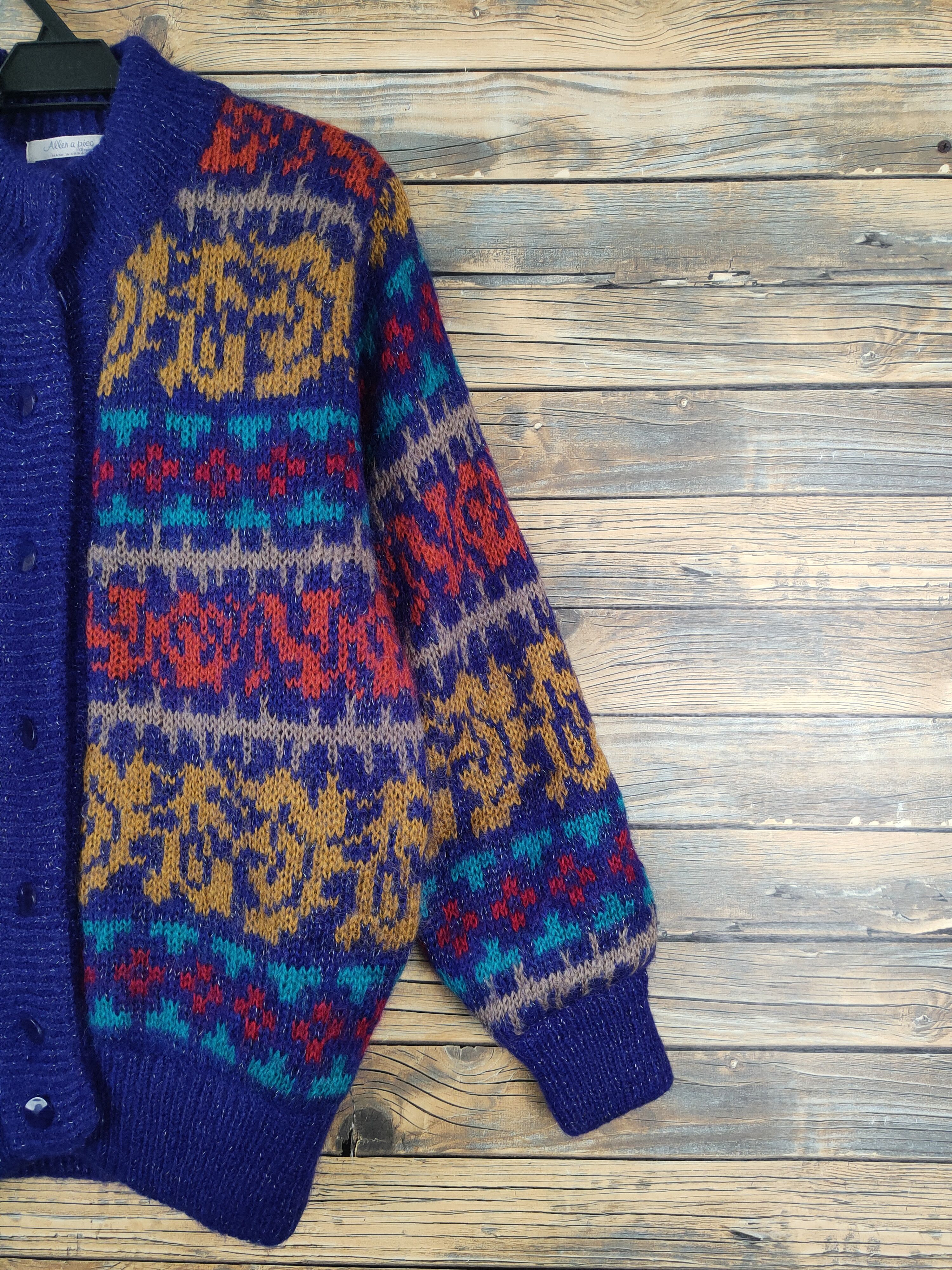 Japanese Brand Allen a Pieo vintage art japan Knitwear Sweaters #W1008 Size US M / EU 48-50 / 2 - 5 Thumbnail
