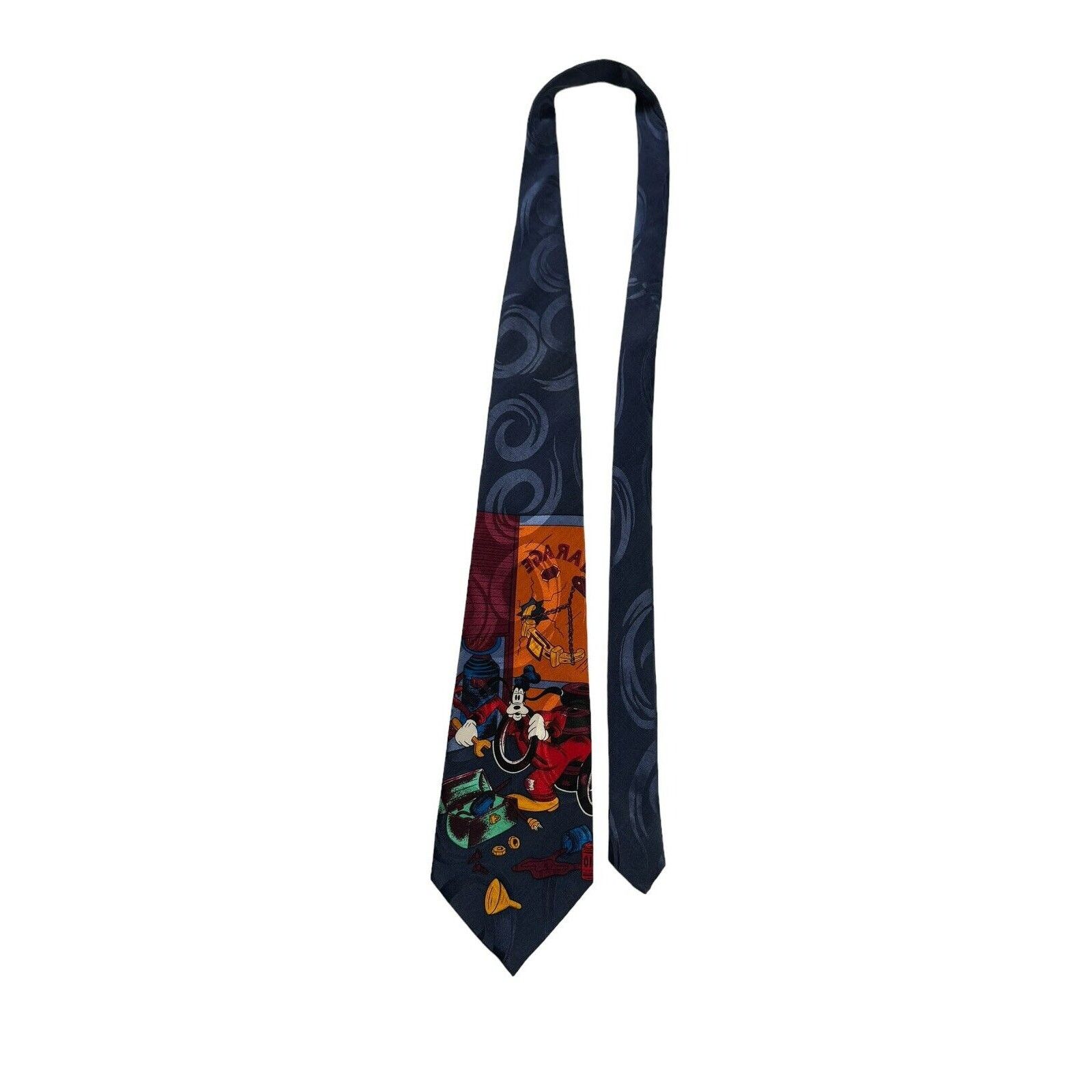 Disney Disney Mickey Unlimited Goofy Car Mechanic Garage Necktie Size ONE SIZE - 2 Thumbnail