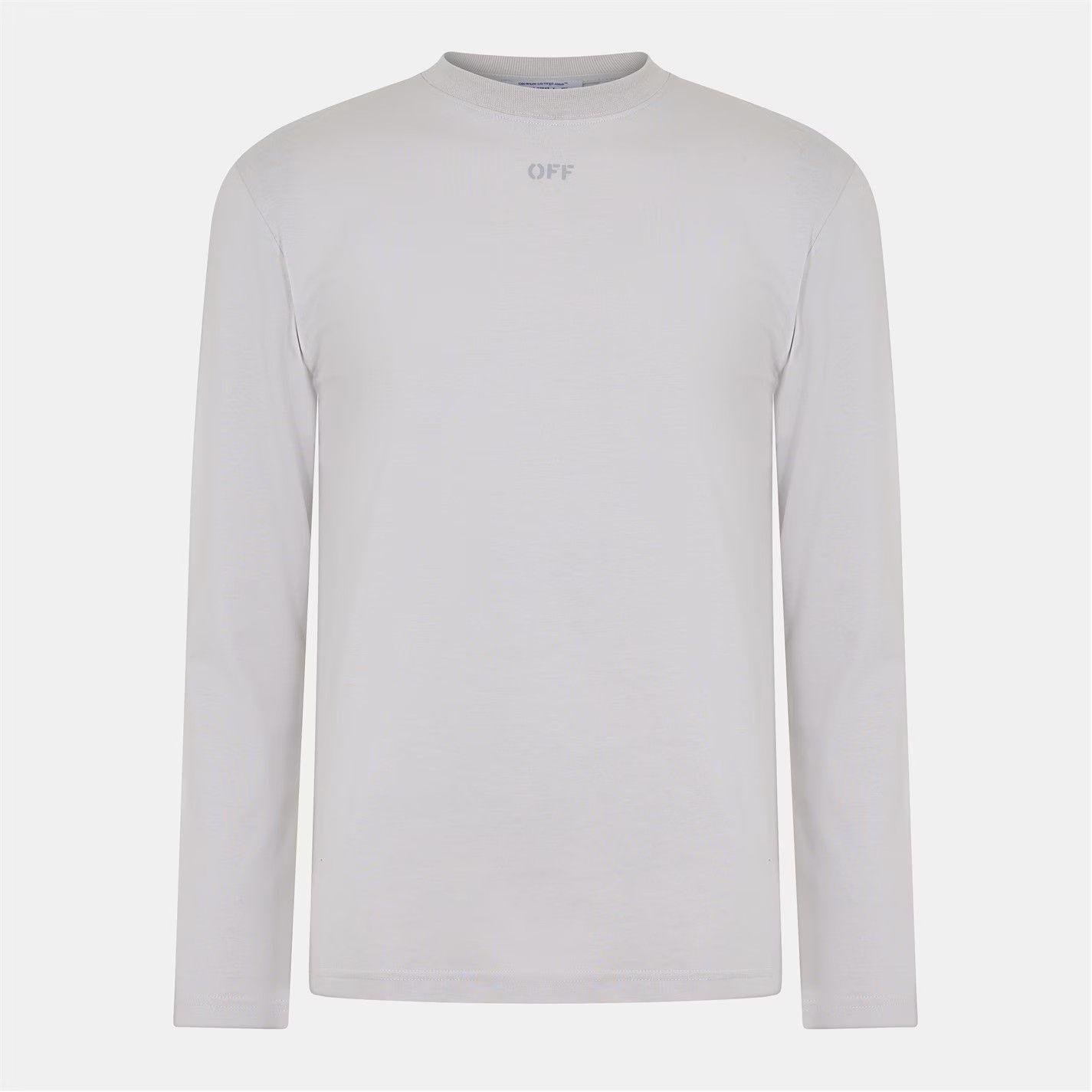 Off-White o1g2r1mq0226 Brick Skate T Long Sleeve T-Shirt In Grey Size US XS / EU 42 / 0 - 1 Thumbnail