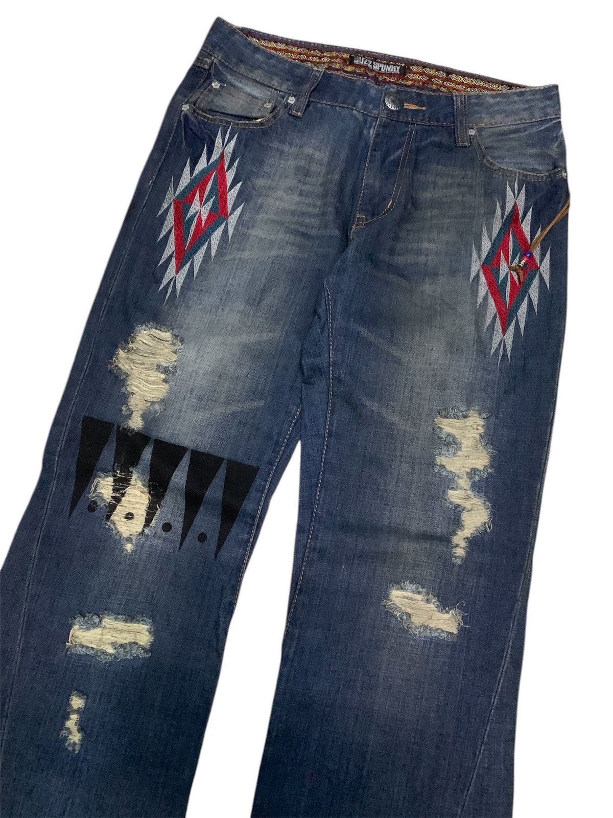 Japanese Brand Japanese Brand Buzz Spunky Blue Denim Size US 30 / EU 46 - 2 Thumbnail