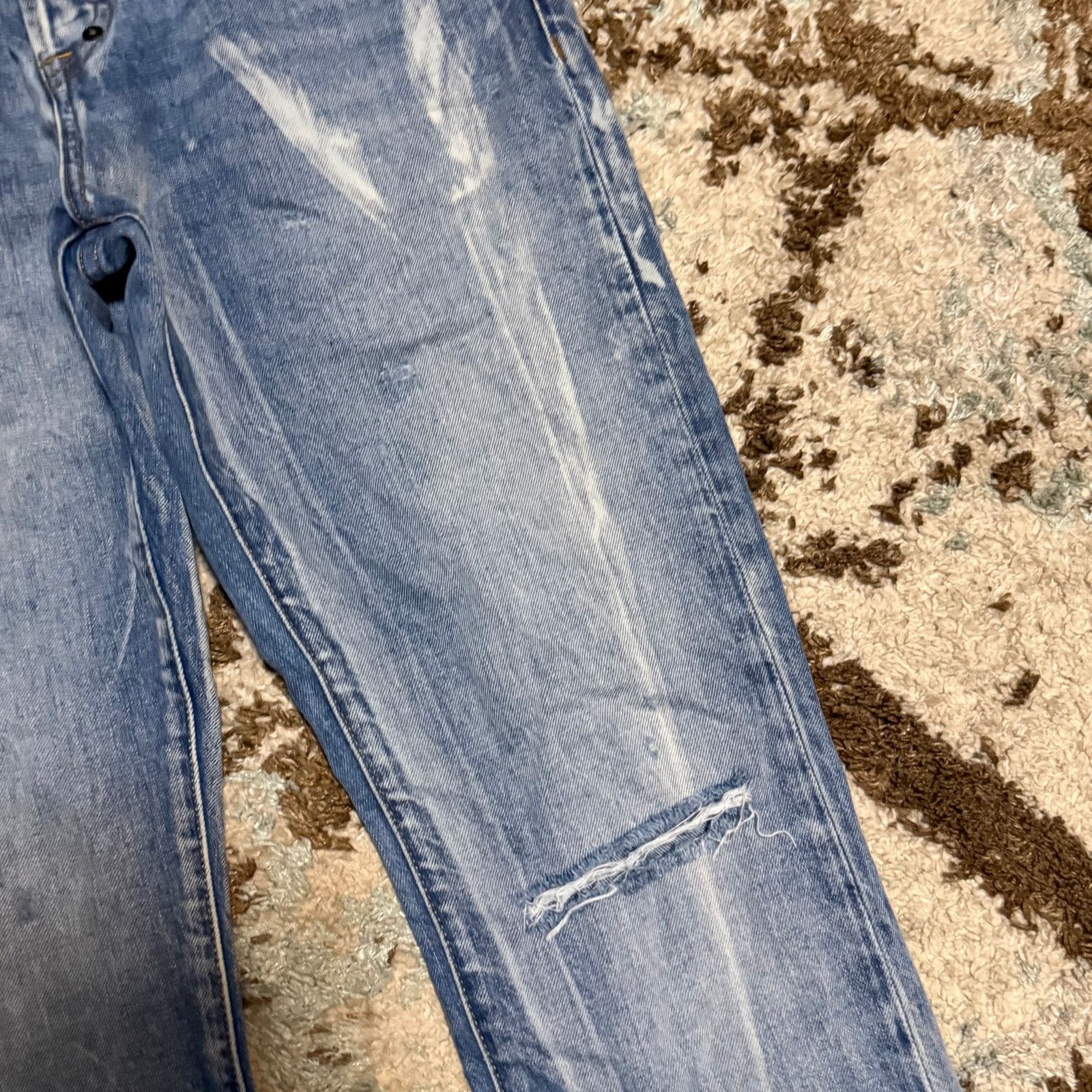 Prps Prps Le Sabre Slim Tapered Jeans Size 30x34 Distressed Size US 30 / EU 46 - 3 Thumbnail
