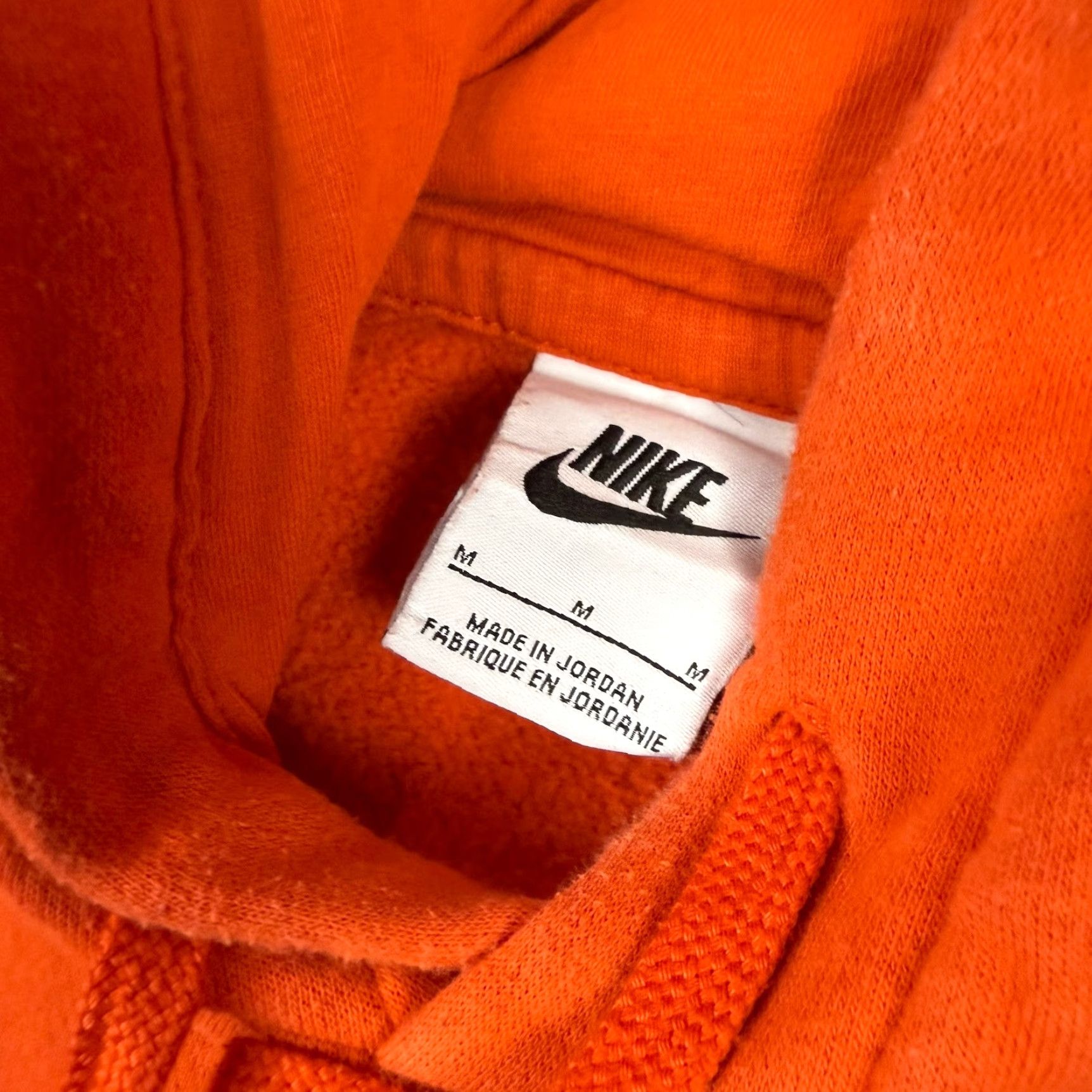 Nike Nike Sweatshirt Hoodie Adult Medium Orange Embroidered Distressed Swoosh Men’s M Size US M / EU 48-50 / 2 - 4 Thumbnail