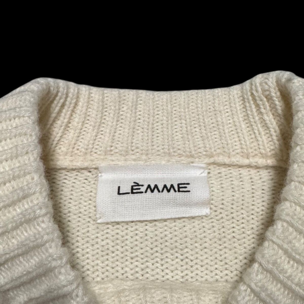 Other Lemme Italy Cropped Pullover Raglan Sweater Women's Large Size L / US 10 / IT 46 - 4 Thumbnail