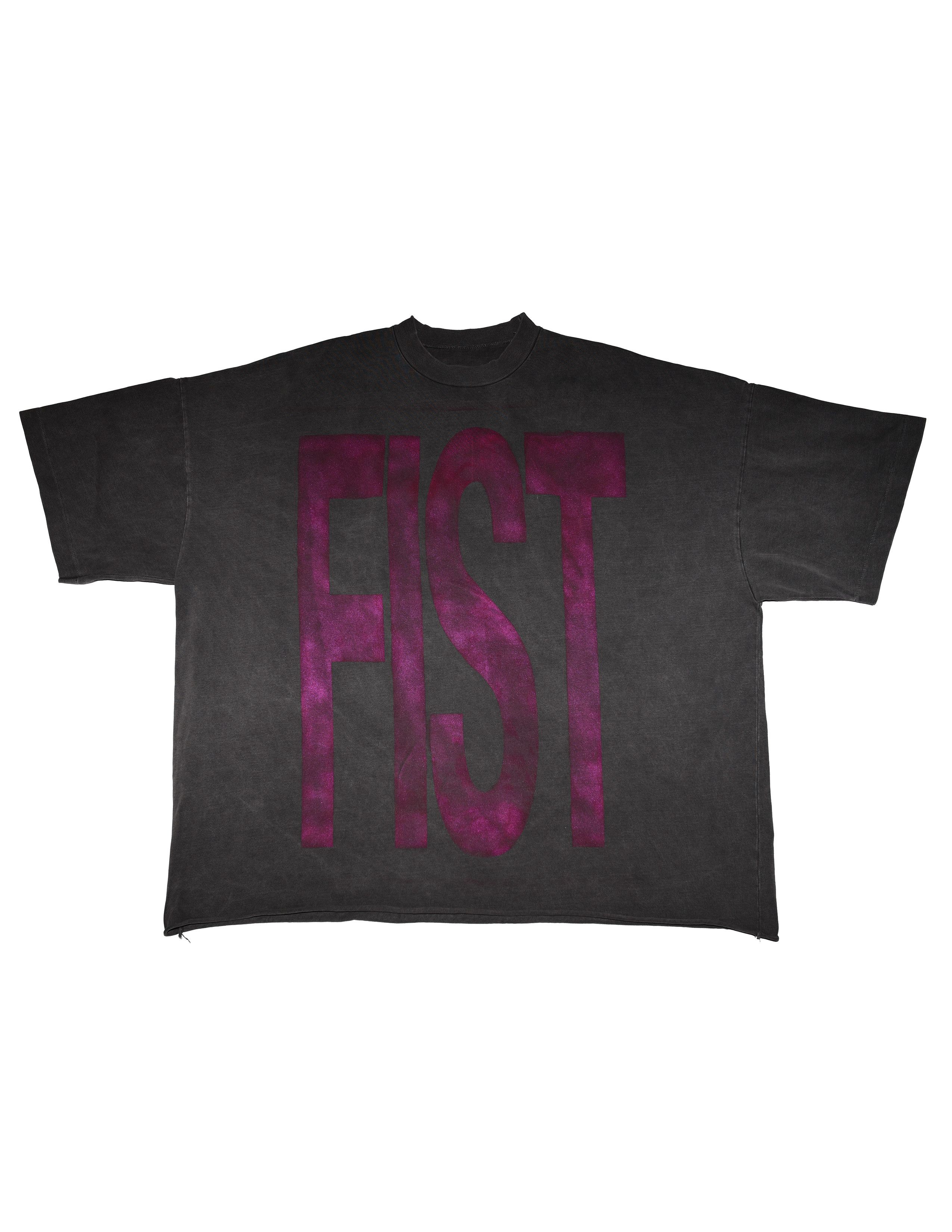 Band Tees × Los Angeles Apparel Nine Inch Nails FIST FUCK 1/1 Oversized Tee  | Grailed