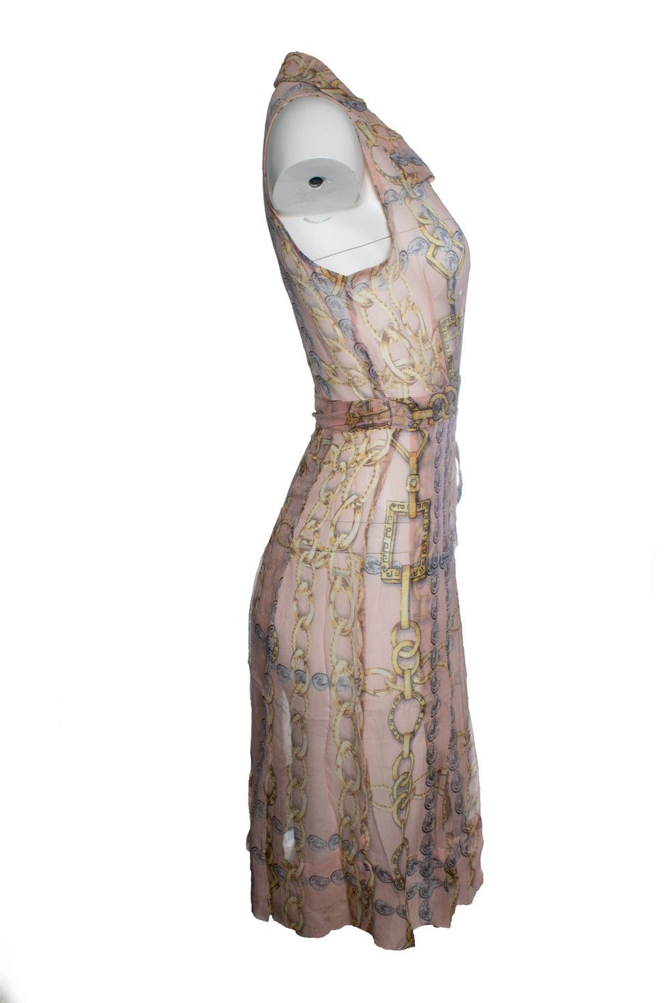 Other Jeff Gallano, silk Sophie sheer wrap midi dress Size S / US 4 / IT 40 - 4 Thumbnail