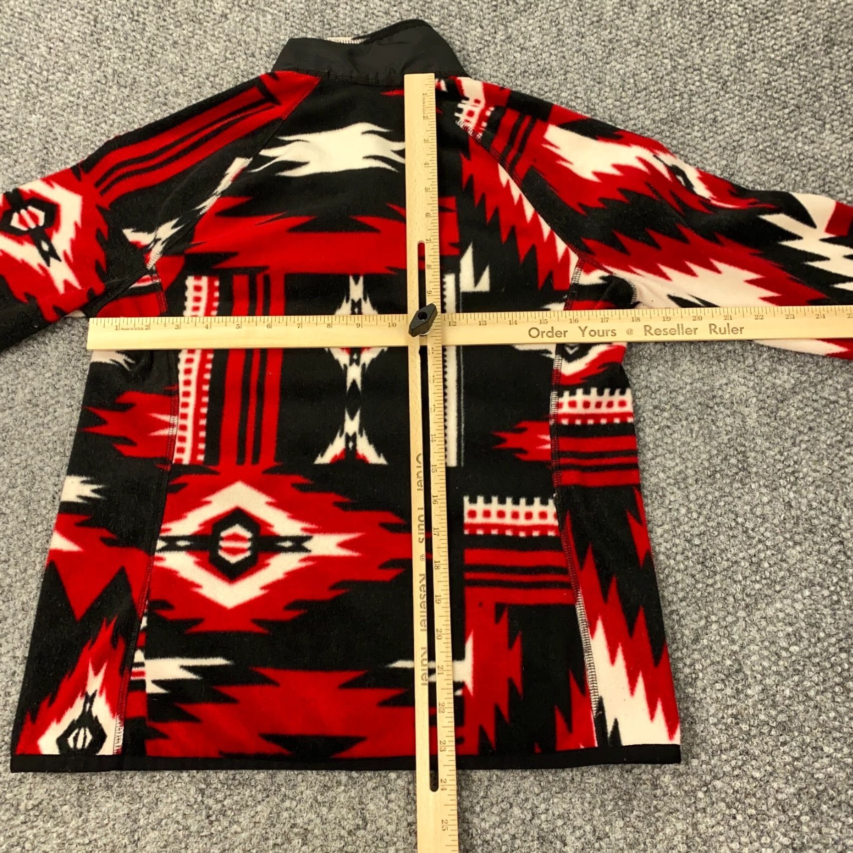 Ralph Lauren Ralph Lauren Active LRL Jacket Womens Black Medium Aztec Full Zip Fleece Size M / US 6-8 / IT 42-44 - 7 Thumbnail