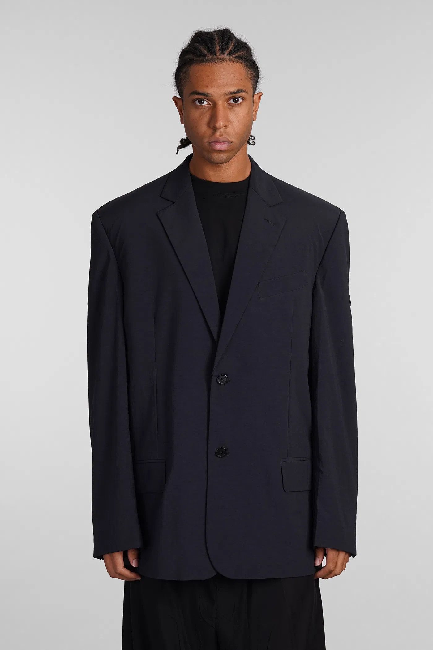 o1w1db10226 SB Jacket in Washed Black