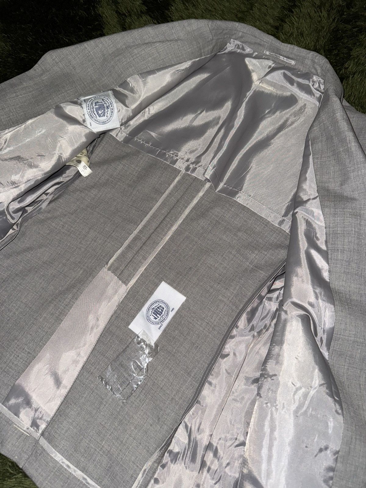 J. Press J.Press New Wool Classic-Fit Blazer Jacket – Light Grey Size 40R - 4 Thumbnail