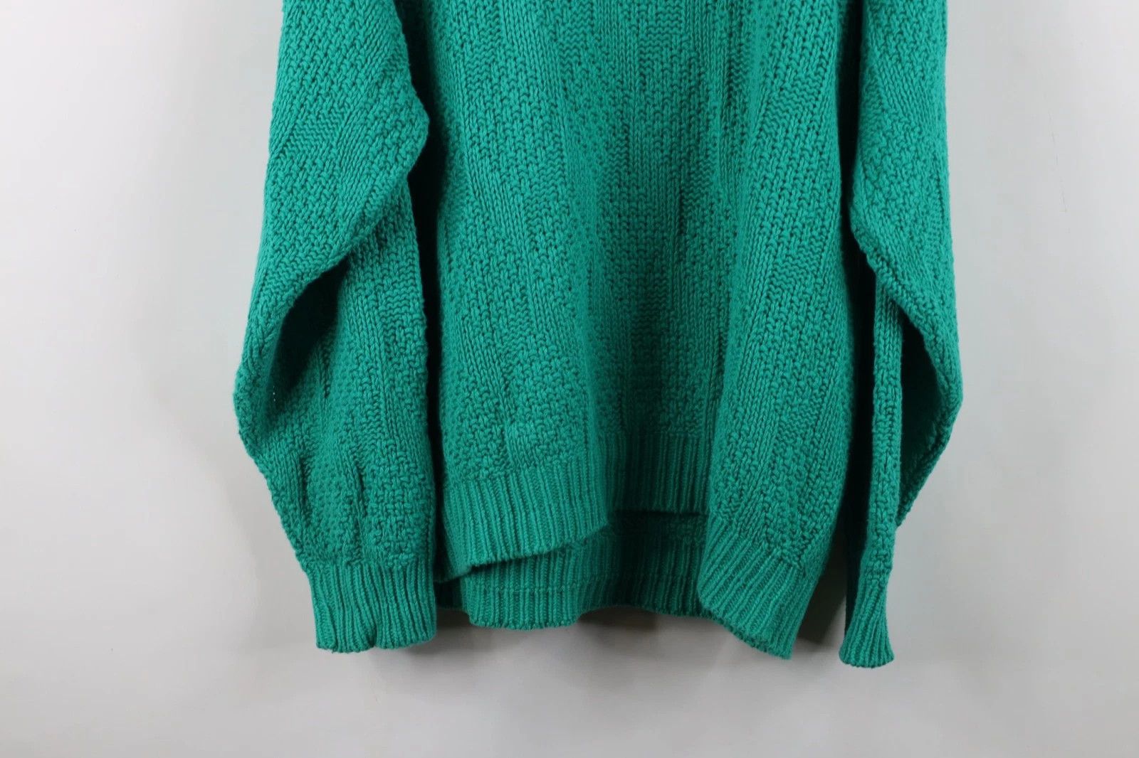 Vintage Vintage 90s Streetwear Cotton Knit Crewneck Sweater USA Size US L / EU 52-54 / 3 - 12 Thumbnail