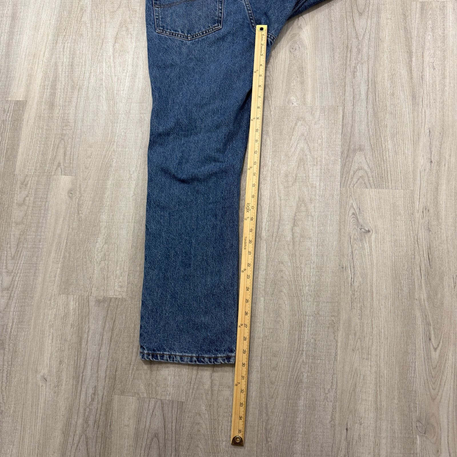 Tommy Hilfiger Vintage Tommy Hilfiger Jeans Men's 31x30 Blue 90s Denim Size US 31 - 10 Thumbnail