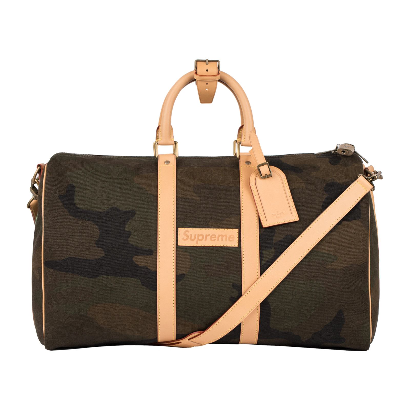 Louis Vuitton Supreme Keepall Bandouliere Travel Bag