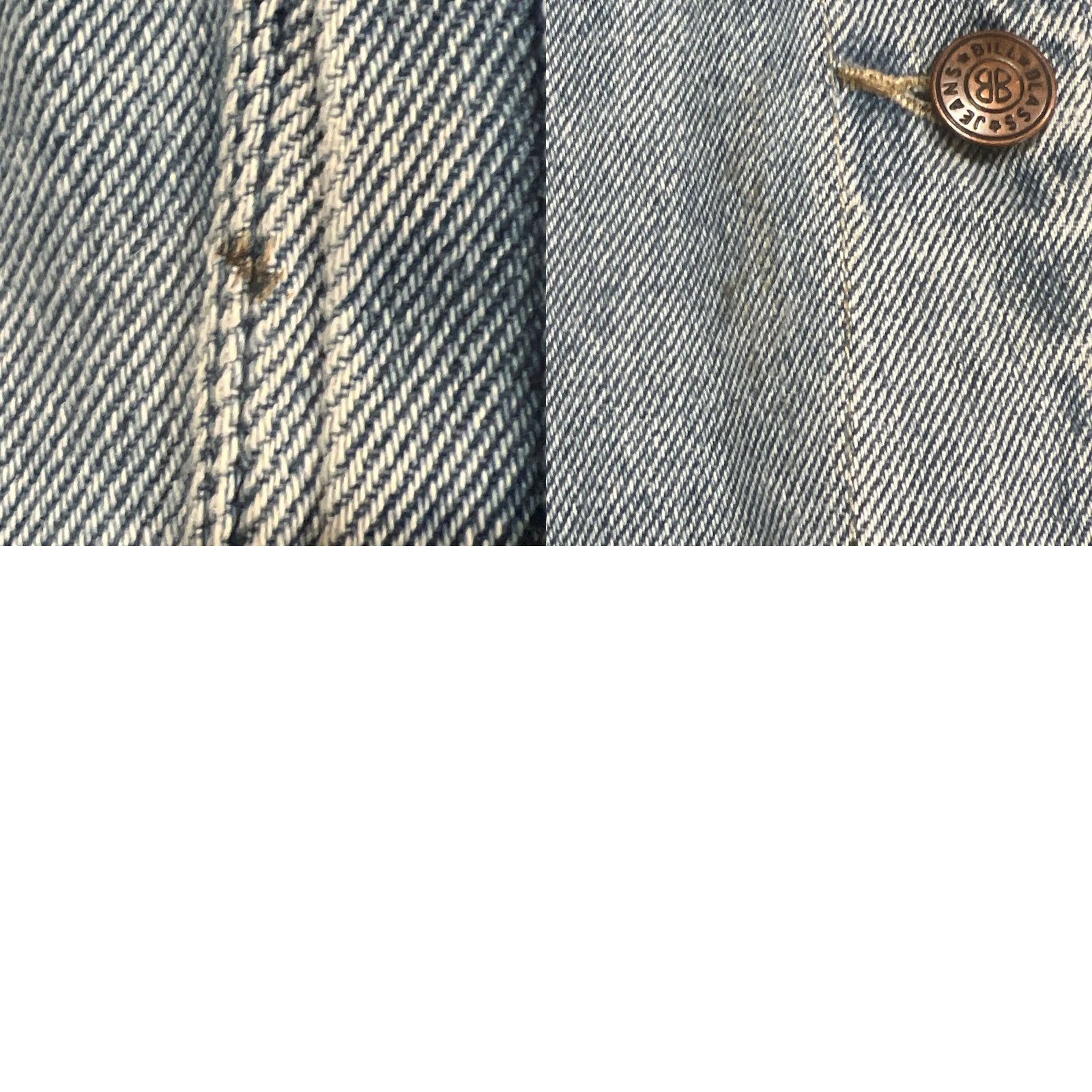 Bill Blass VINTAGE Bill Blass Denim Jacket Women’s PM Button pocket Collared Short Sleeve Motorcycle Jacket Bills Blass Blue Jean Size 32" / US 10 / IT 46 - 10 Thumbnail