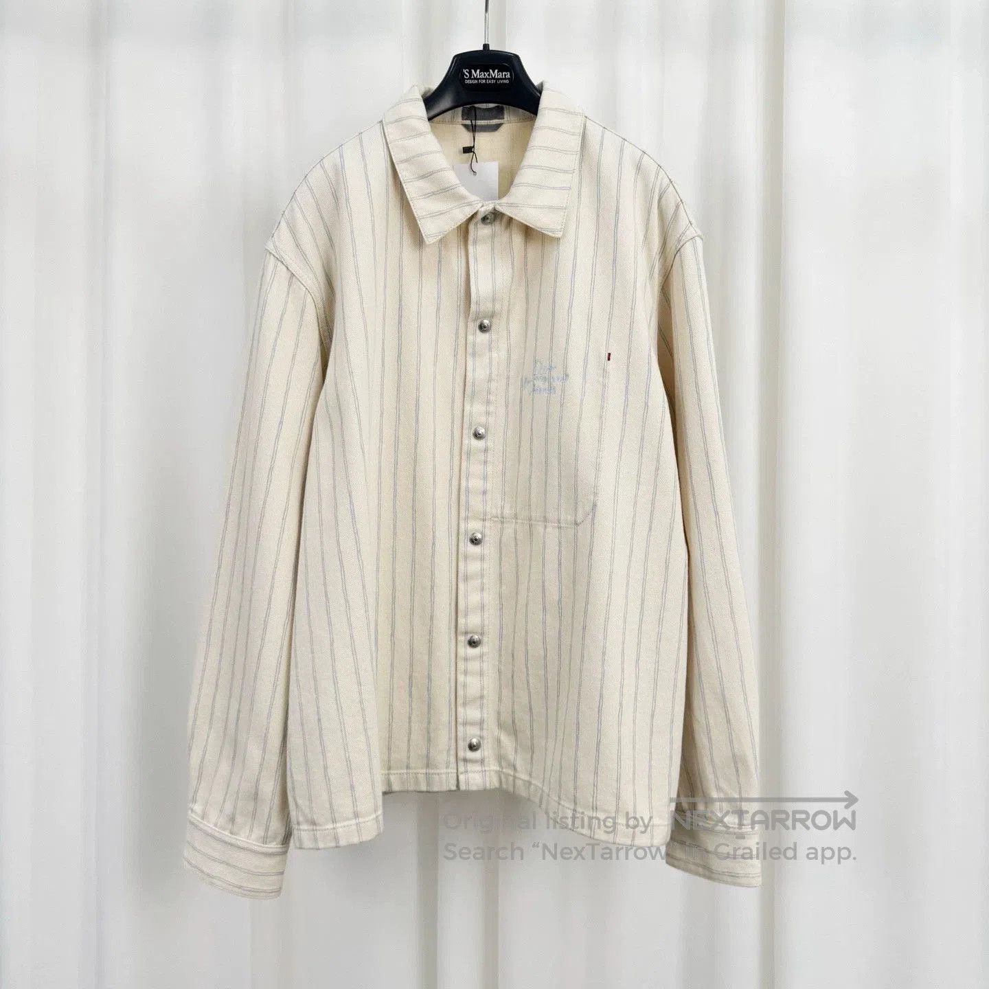 Dior Dior 25 Beige Striped Denim Jacket. Size US M / EU 48-50 / 2 - 1 Thumbnail