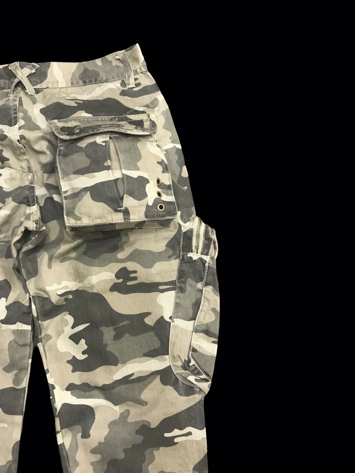 Japanese Brand 💥FLARE💥CLONEDEVGRU Japan Designer Camo Cargo Pant F80 Size US 29 - 8 Thumbnail