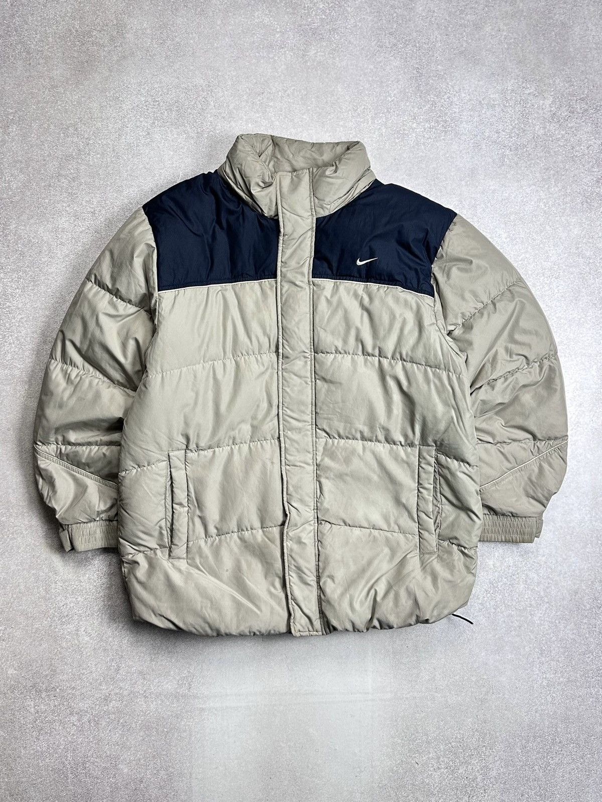 Nike Vintage Nike Swoosh Down Winter Puffer Jacket Rare L Size US L / EU 52-54 / 3 - 1 Thumbnail