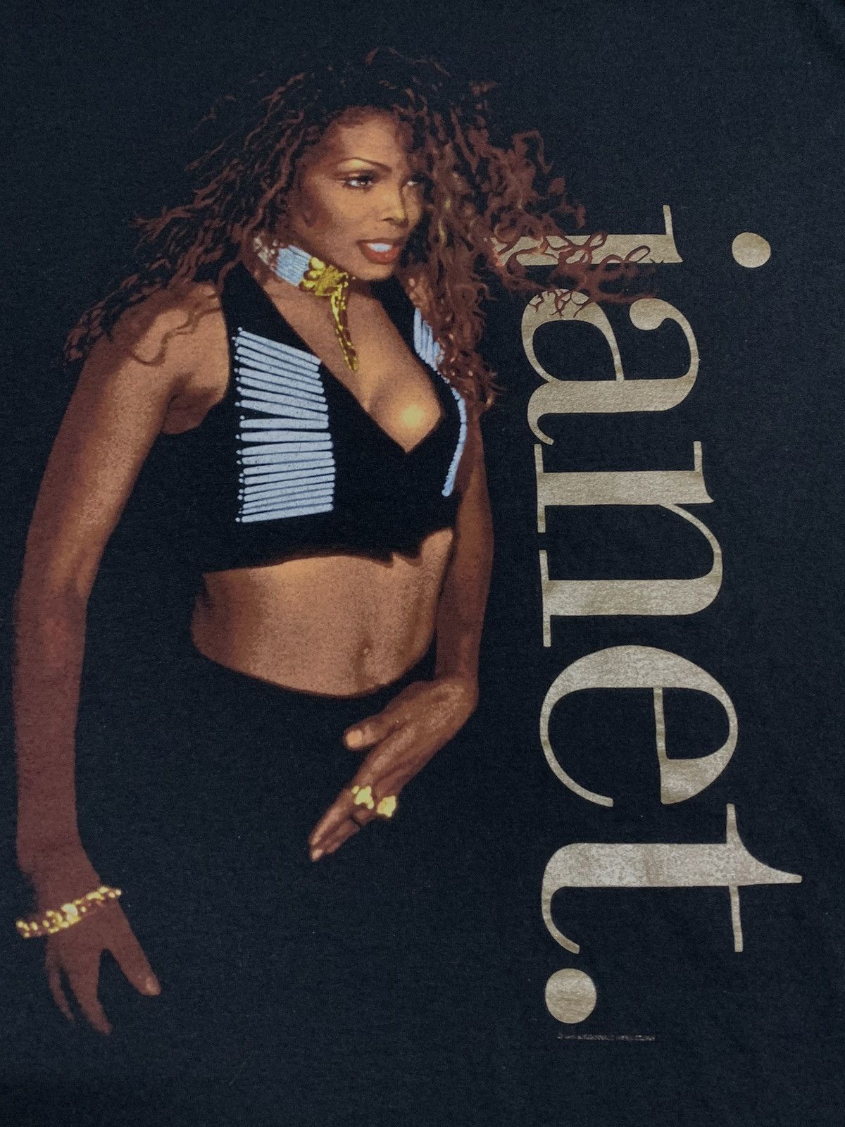 Band Tees 🛒 Janet Jackson World Tour 1995 T-Shirt Size US XL / EU 56 / 4 - 5 Thumbnail