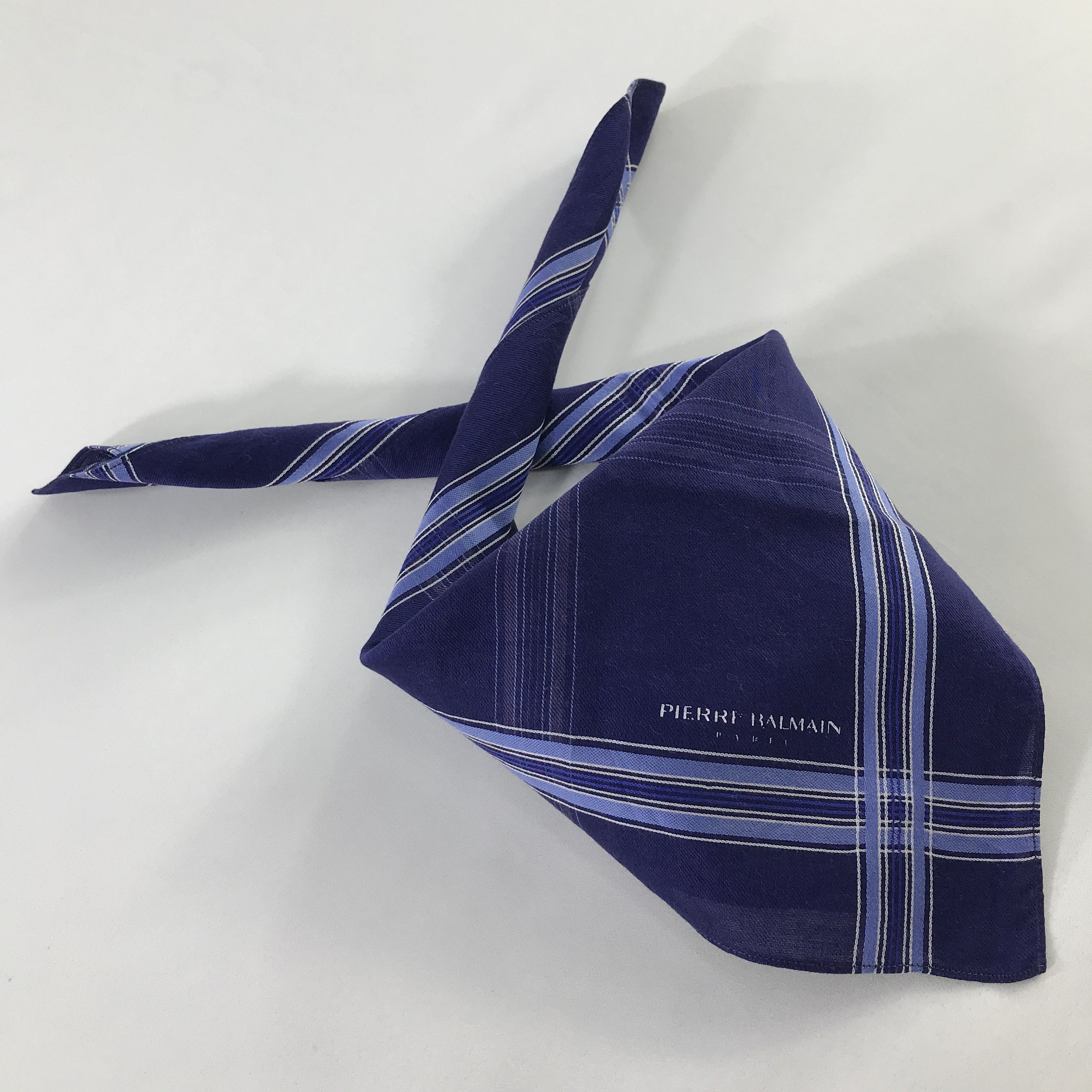 Pierre Balmain × Vintage Pierre Balmain Bandana / Handkerchief / Neckerchief - S466 Size ONE SIZE - 4 Thumbnail