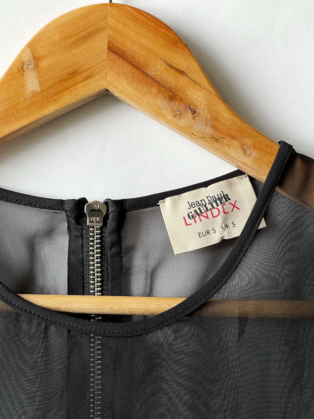 Jean Paul Gaultier Jean Paul Gaultier x Lindex Black Semi-Sheer Blouse – Size S Size S / US 4 / IT 40 - 8 Thumbnail