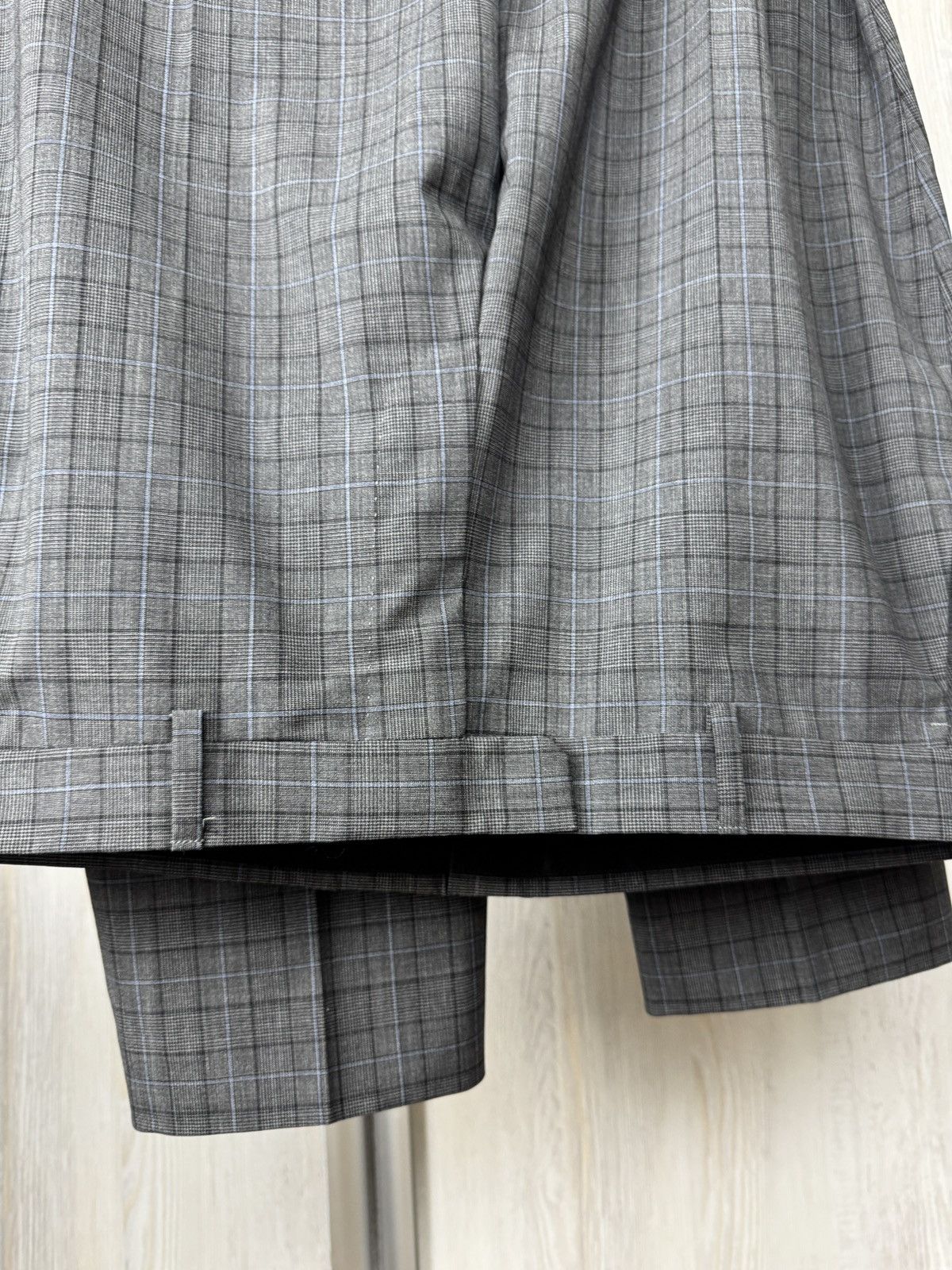 Z Zegna Z Zegna Ermenegildo Zegna wool checkered grey unlined suit Size 42L - 17 Thumbnail