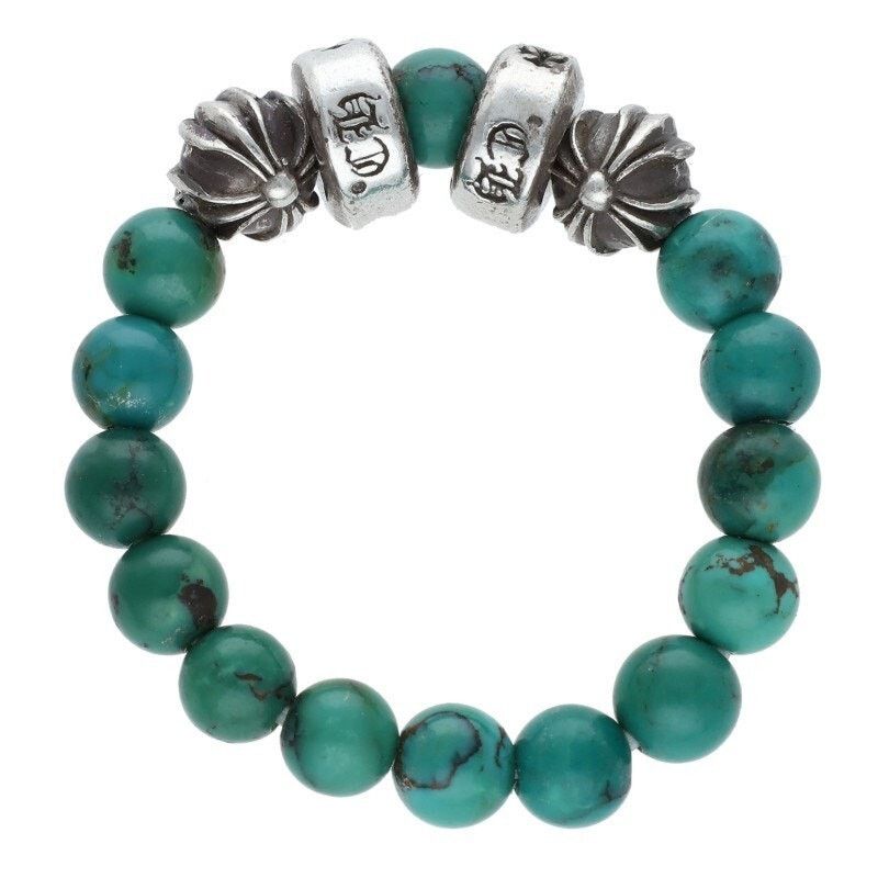 Chrome Hearts Chrome Hearts Turquoise Bead Silver Ring Size ONE SIZE - 2 Thumbnail