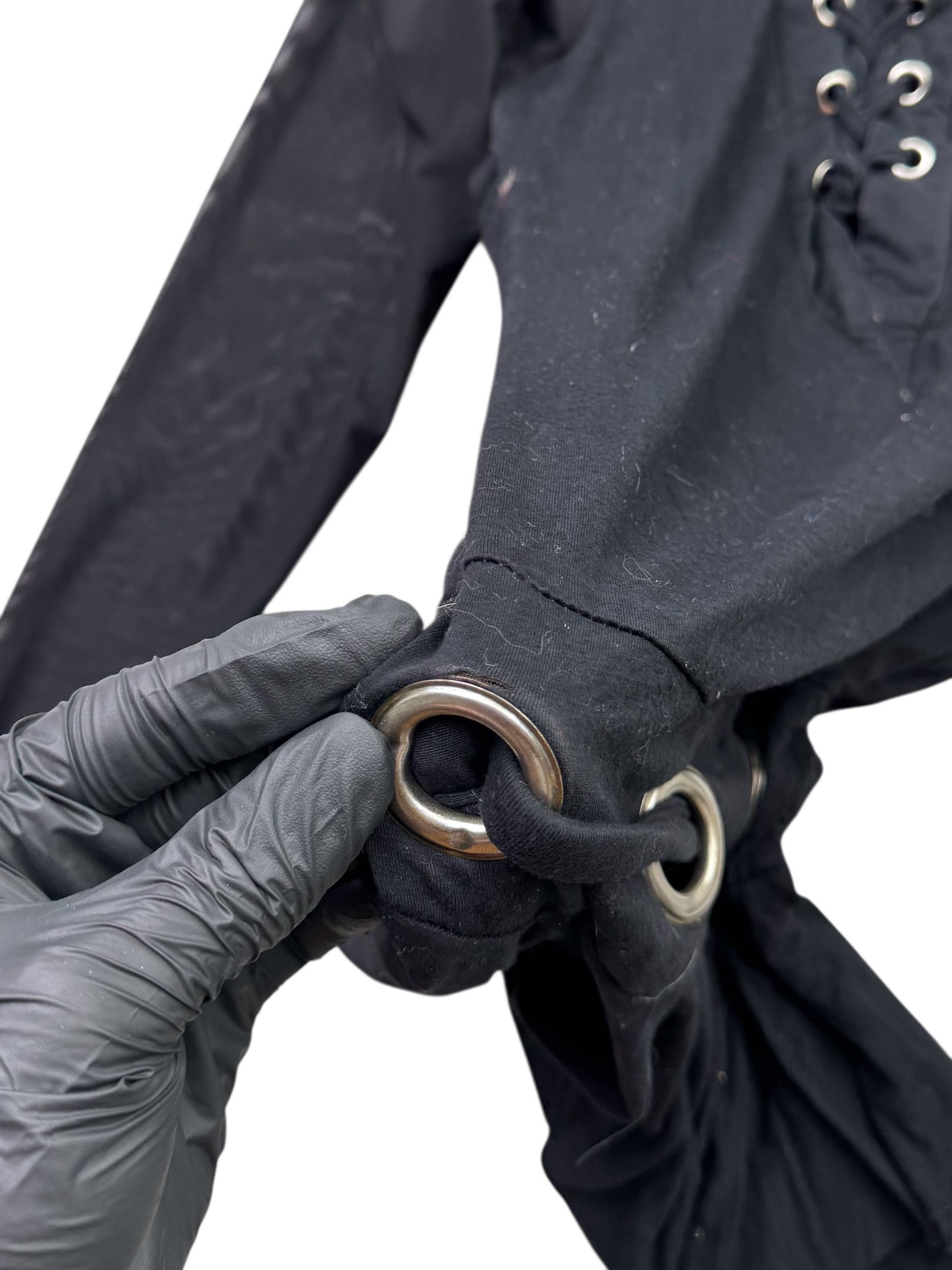 Vintage Vintage Bondage Blouse With Metal Rings W240(V9) Size XS / US 0-2 / IT 36-38 - 10 Thumbnail