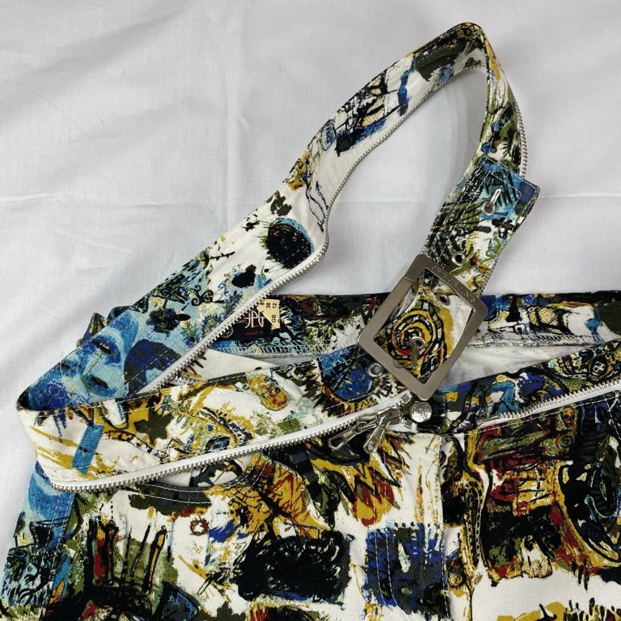 Jean Paul Gaultier SS2000 Jean Paul Gaultier Basquiat Print Jeans Pants Vintage Size US 32 / EU 48 - 3 Thumbnail