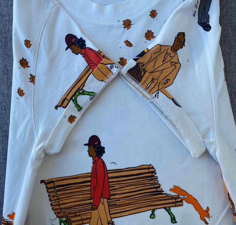 Louis Vuitton LV Short Sleeve Graphic TShirt-2506 Size US XXS / EU 40 - 5 Thumbnail