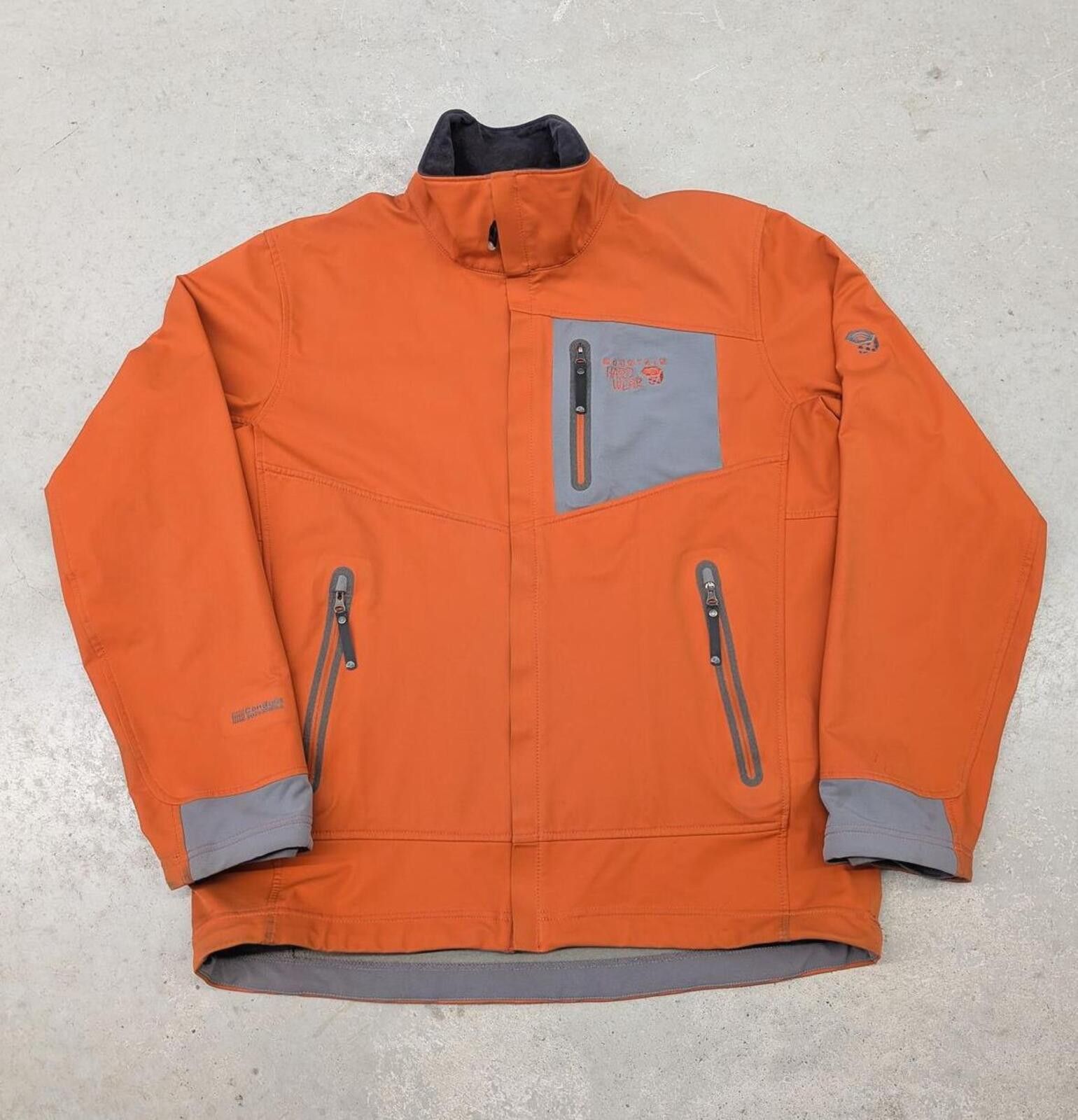 Mountain Hardwear Mountain Hardwear Conduit Softshell Orange and Gray Jacket Size US L / EU 52-54 / 3 - 1 Thumbnail
