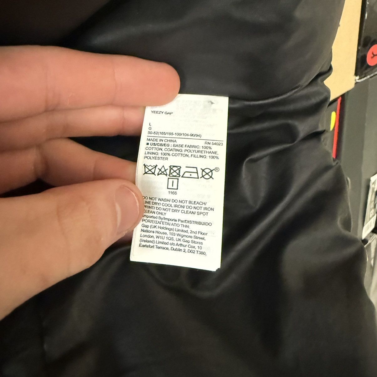 Gap Yeezy Gap Round Jacket Black Size Large Size US L / EU 52-54 / 3 - 4 Thumbnail