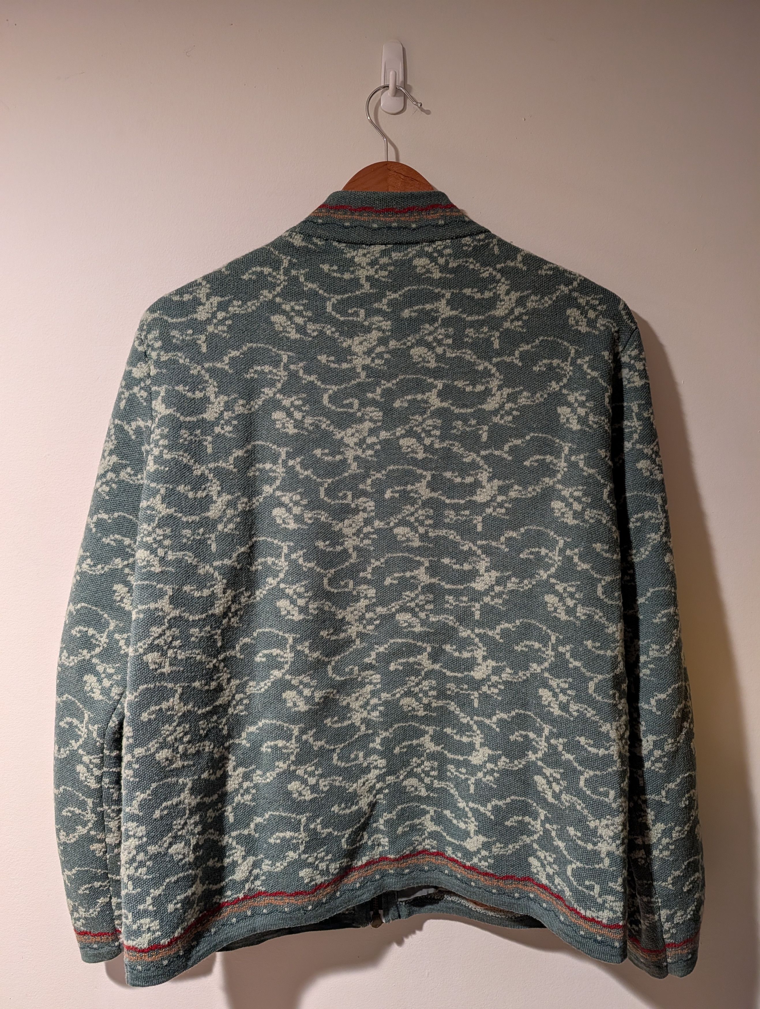 Pendleton Vintage Pendleton Wool Zip Up Cardigan Sweater Floral Size L / US 10 / IT 46 - 11 Thumbnail