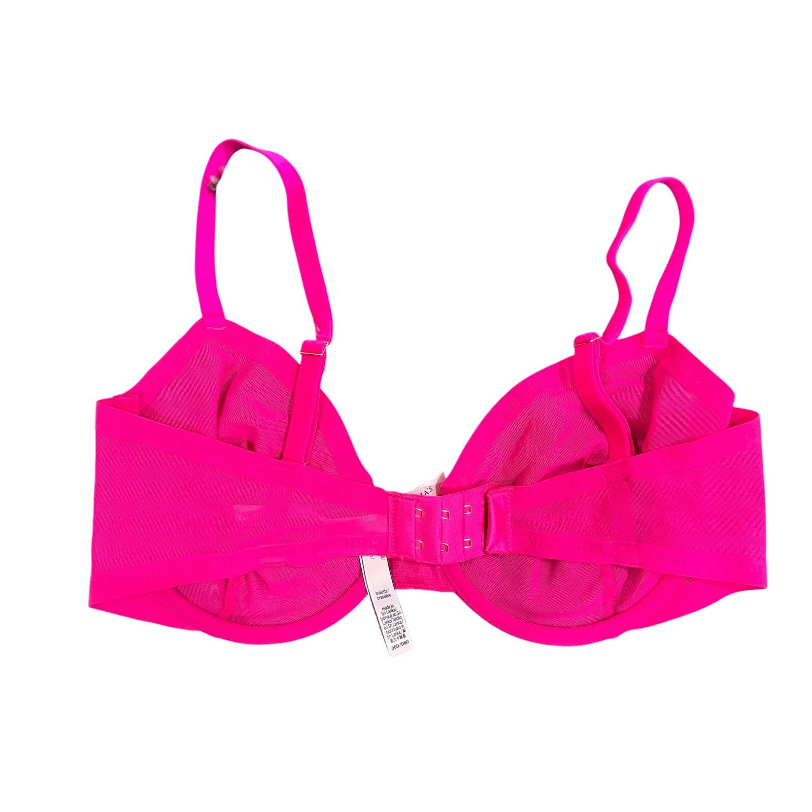 Victoria's Secret Victoria's Secret Unlined Bralette in Hot Pink, Size 36D Size ONE SIZE - 2 Thumbnail