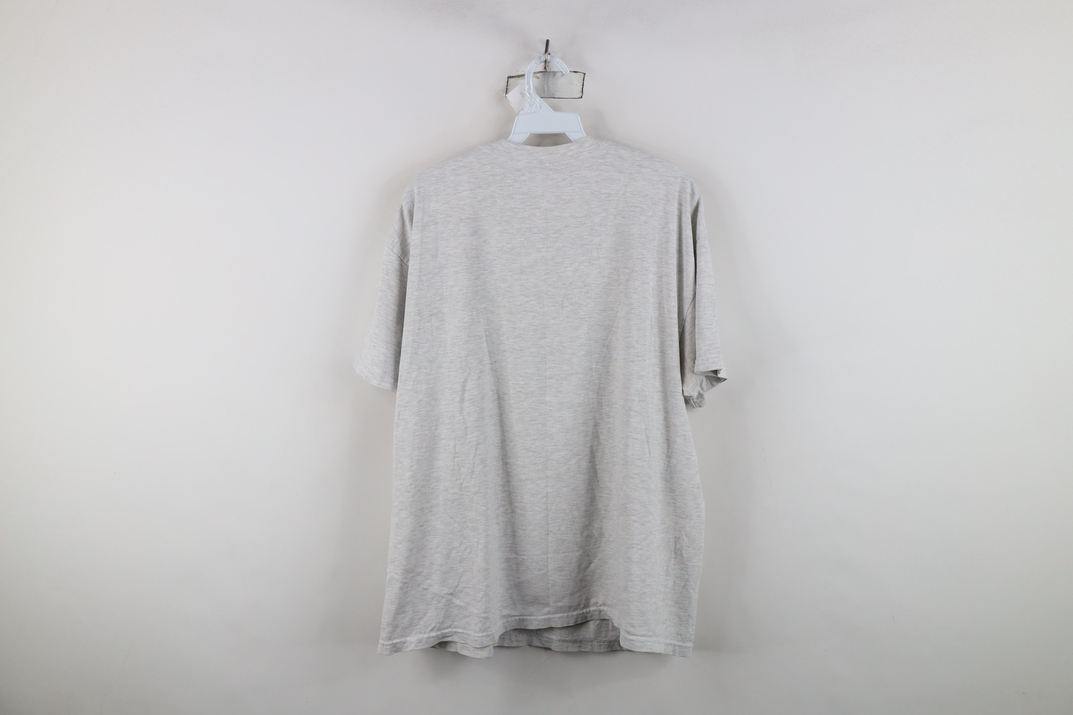Hanes Vintage 90s Hanes Beefy Blank Short Sleeve T-Shirt Gray Size US XL / EU 56 / 4 - 10 Thumbnail