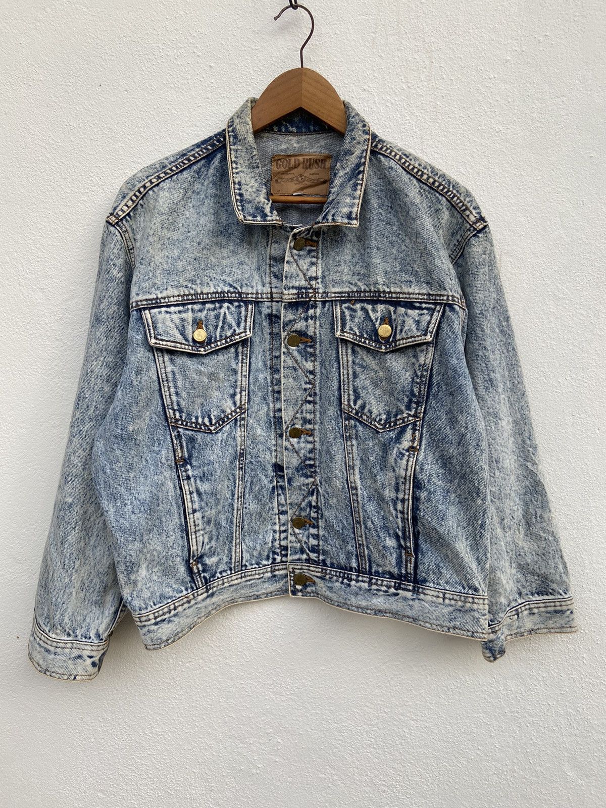 Edwin Vintage Gold Rush X Edwin trucker jacket acid wash Size US M / EU 48-50 / 2 - 3 Thumbnail