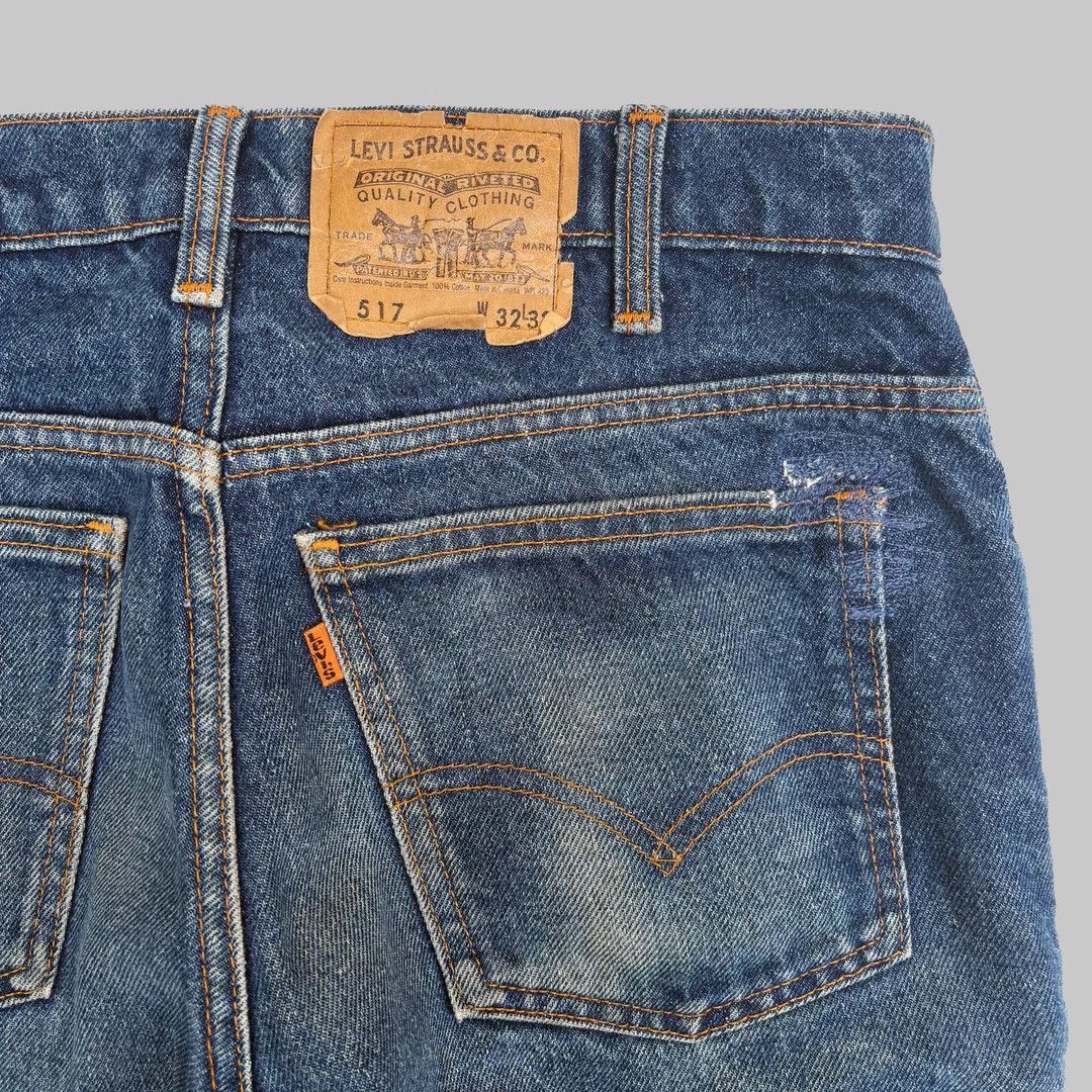 Levi's × Vintage Levi’s 517 1980 80s Vintage Orange Tab W32 Denim Jeans Size US 32 / EU 48 - 6 Thumbnail