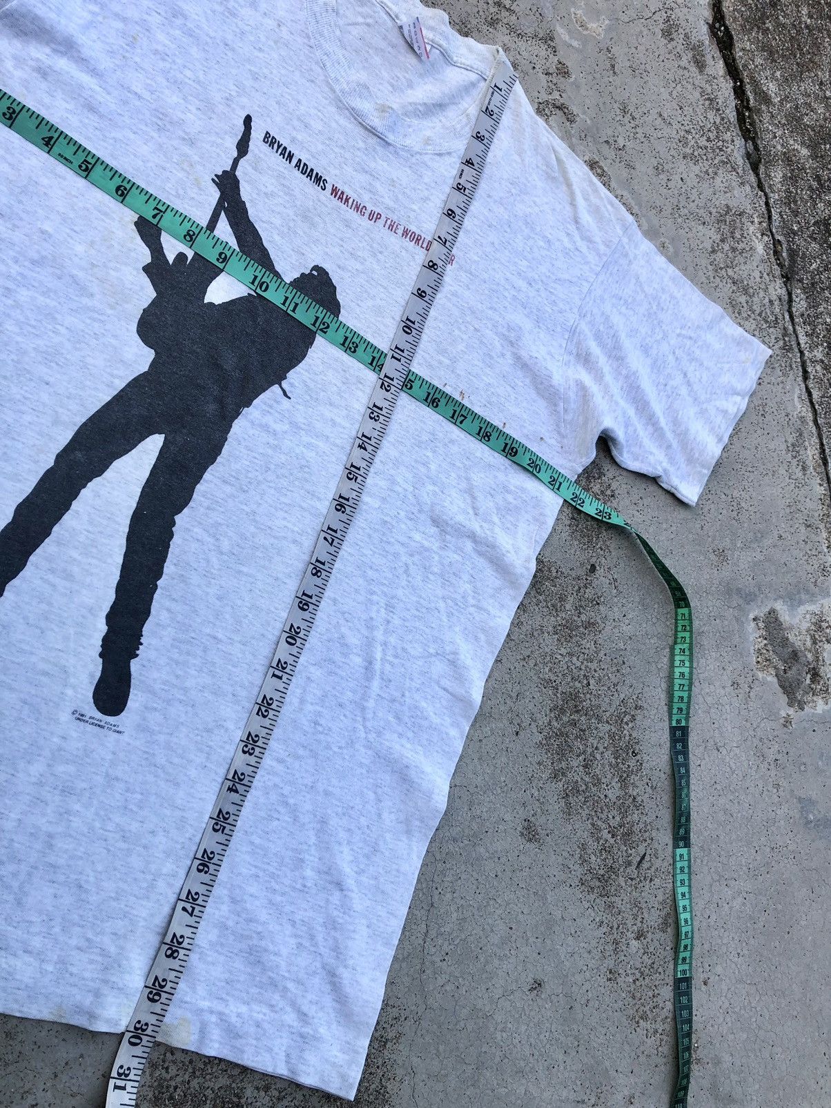 Band Tees × Vintage VINTAGE 1991 BRYAN ADAM WORLD TOUR TEE Size US L / EU 52-54 / 3 - 12 Thumbnail