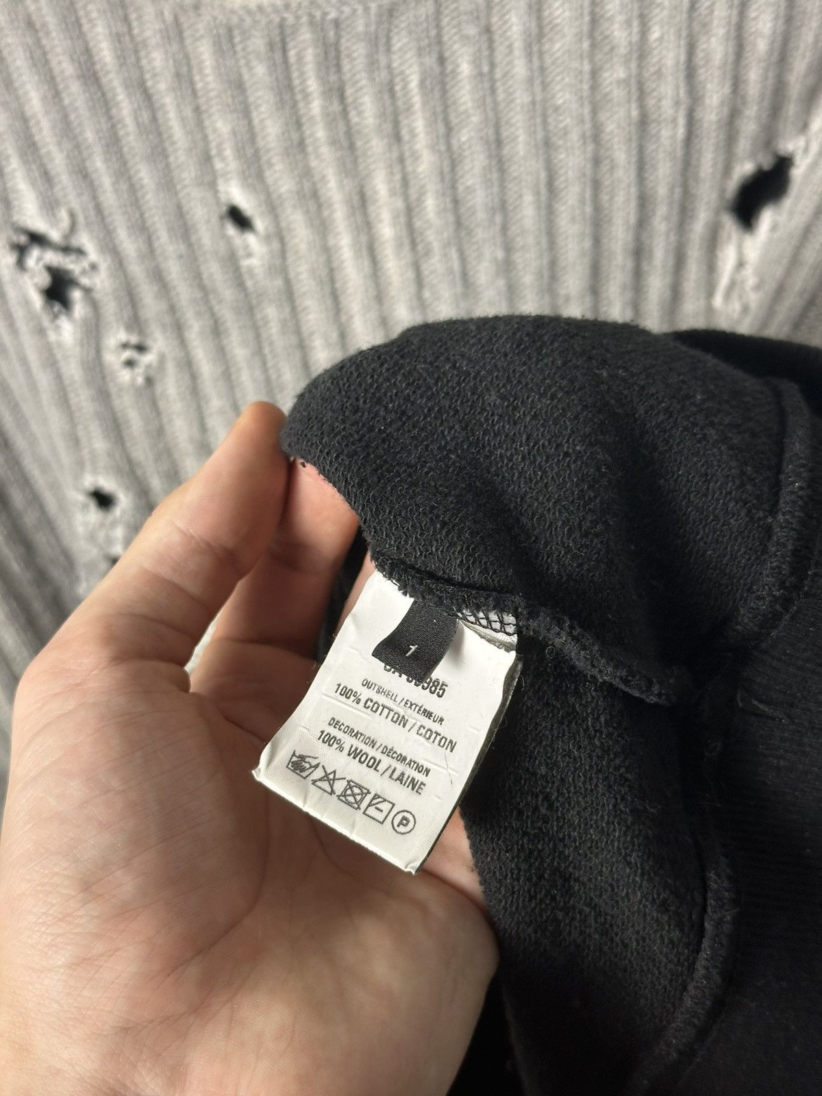 Hyein Seo Hyein Seo Distressed Knit Sweatshirt Size US M / EU 48-50 / 2 - 7 Thumbnail