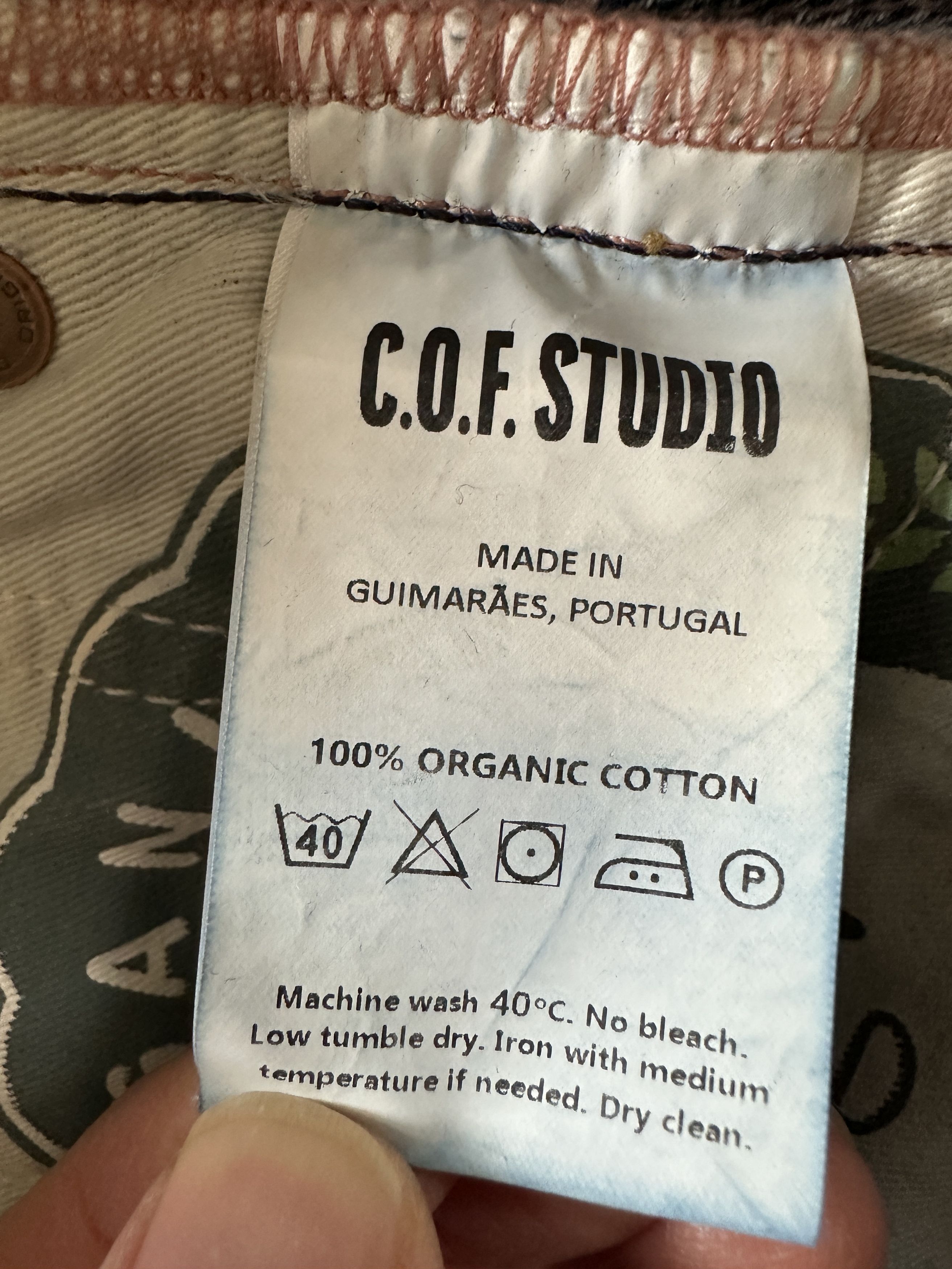 C.O.F. Studio M6 Straight Fit Organic Jeans Size US 30 / EU 46 - 9 Thumbnail