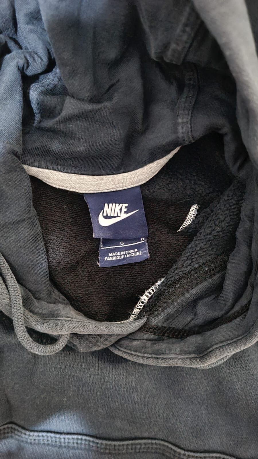 Nike Nike Small Swoosh Hoodie Custom Japanese Sashiko Size US M / EU 48-50 / 2 - 9 Thumbnail