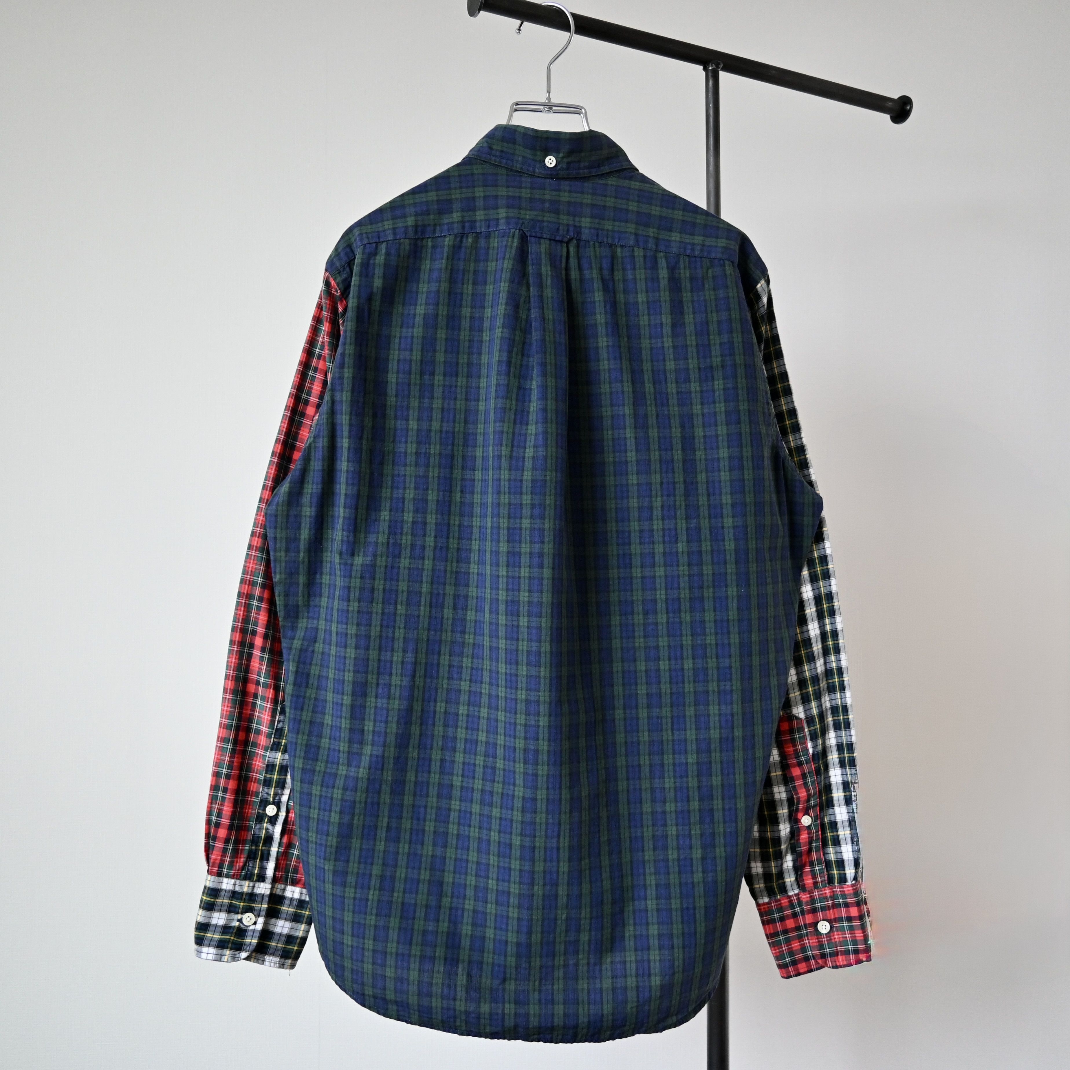 Vintage VTG 2000s KEATON CHASE crazy plaid BD shirt made in USA Size US S / EU 44-46 / 1 - 2 Thumbnail