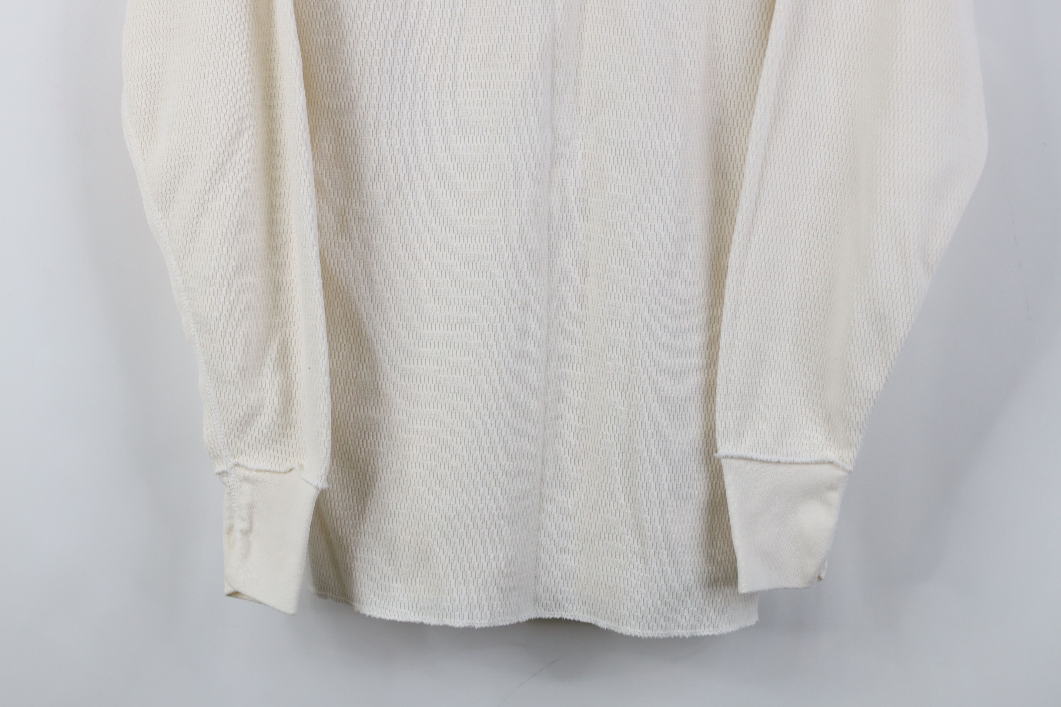 Vintage Vintage 90s Streetwear Waffle Knit Long Sleeve T-Shirt Size US S / EU 44-46 / 1 - 3 Thumbnail