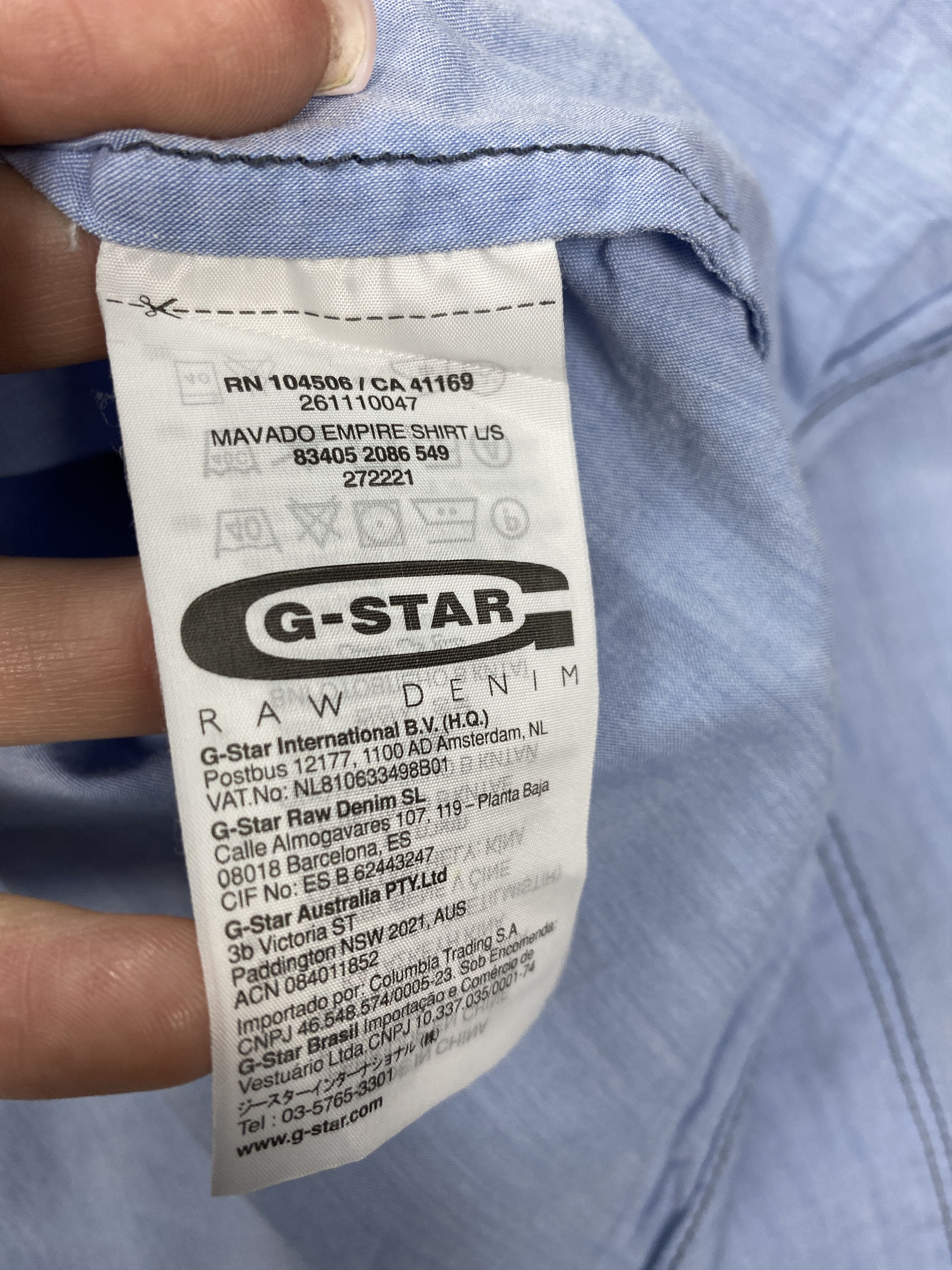 G-Star G Star Raw vintage mavado empire shirt Size US L / EU 52-54 / 3 - 7 Thumbnail