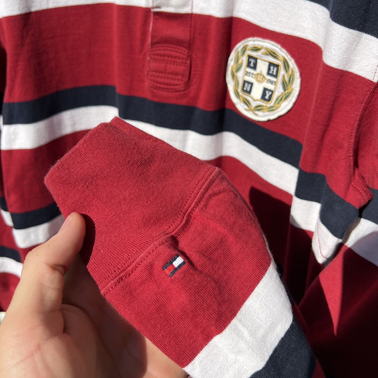 Tommy Hilfiger Tommy Hilfiger rugby sweatshirt long sleeve Size US XL / EU 56 / 4 - 2 Thumbnail